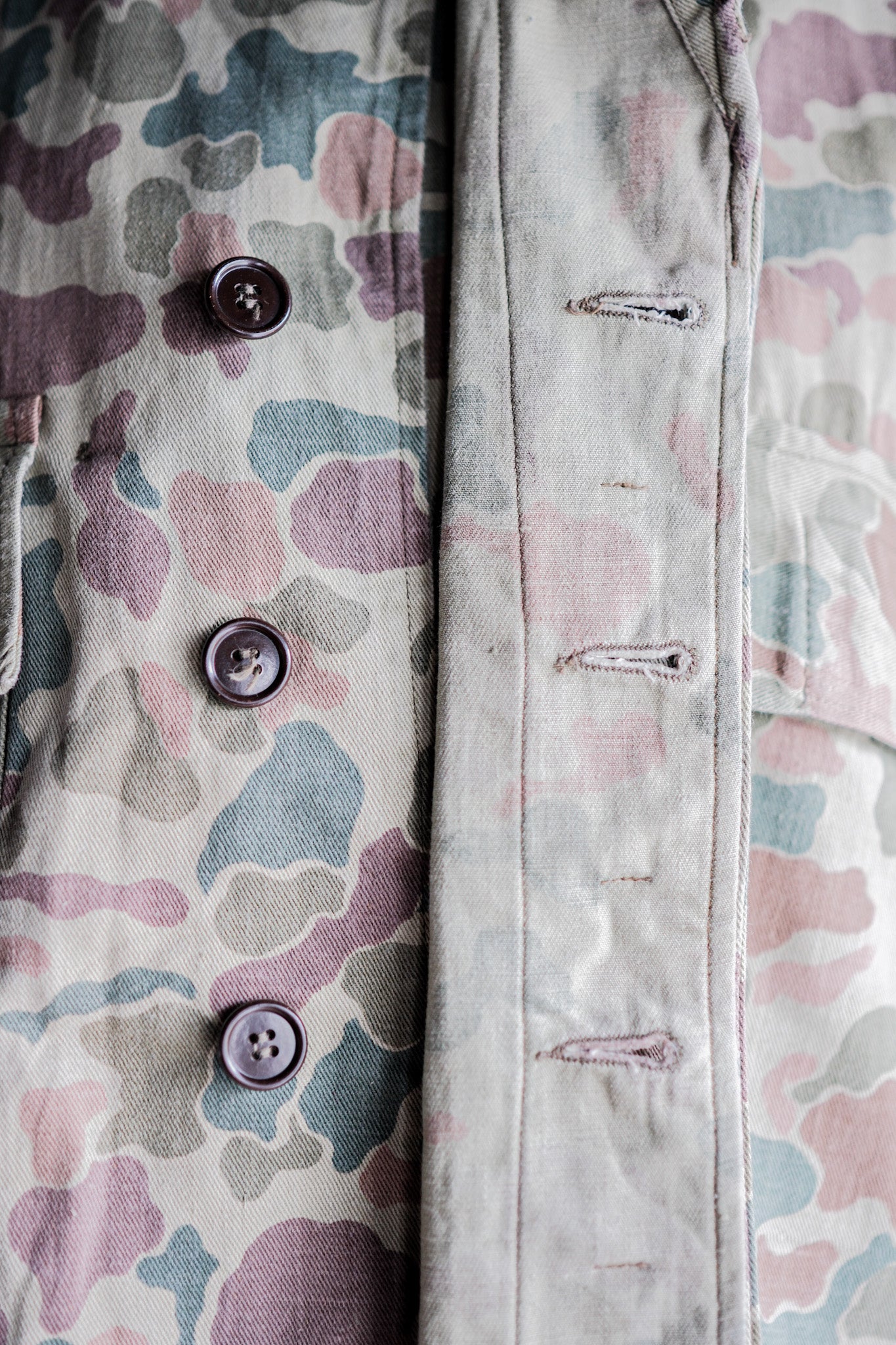 ［~50's］Dutch Army Frogskin Camouflage Field Jacket Size.46
