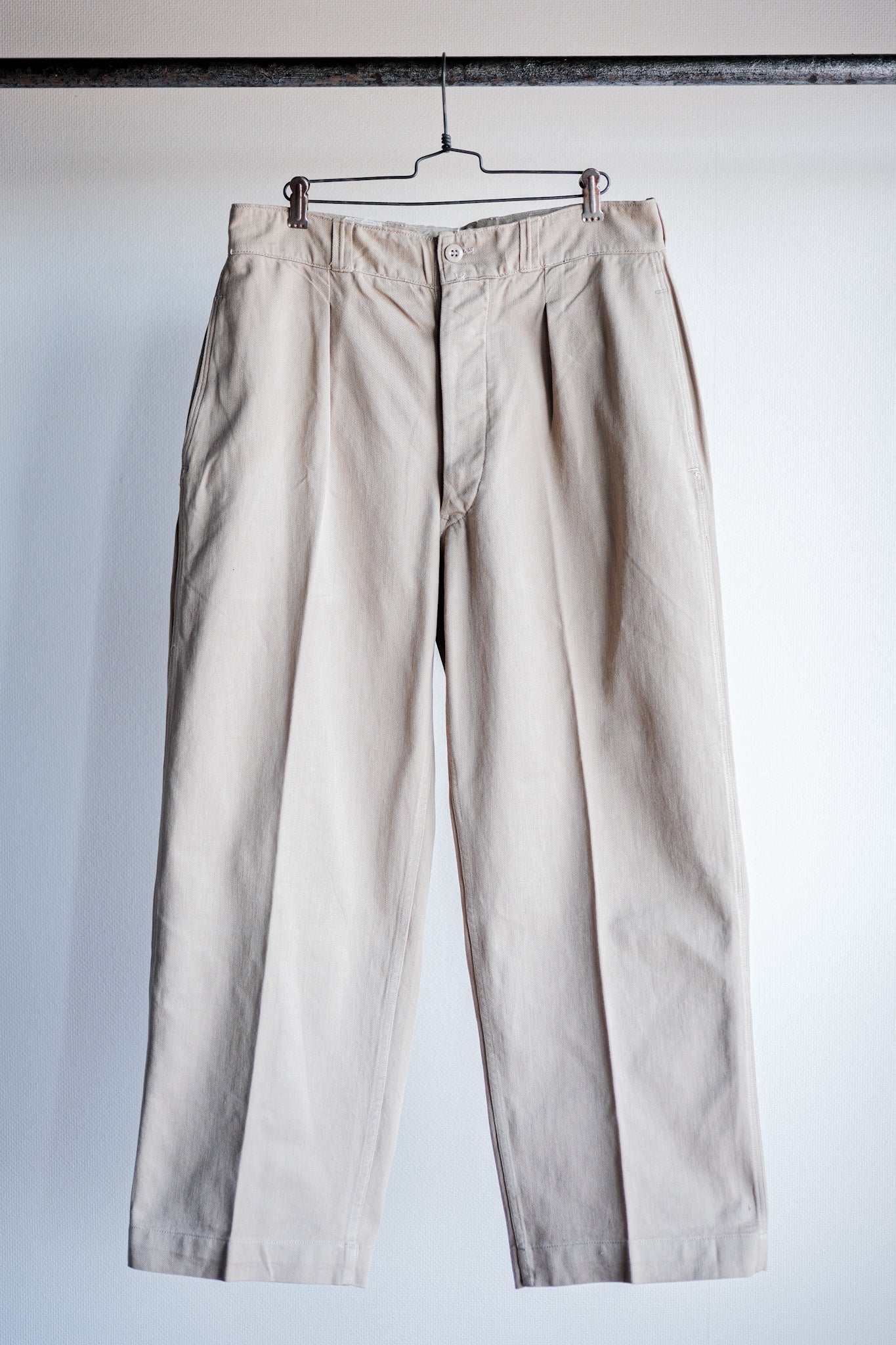 ［~60's］French Army M52 Chino Trousers Size.23