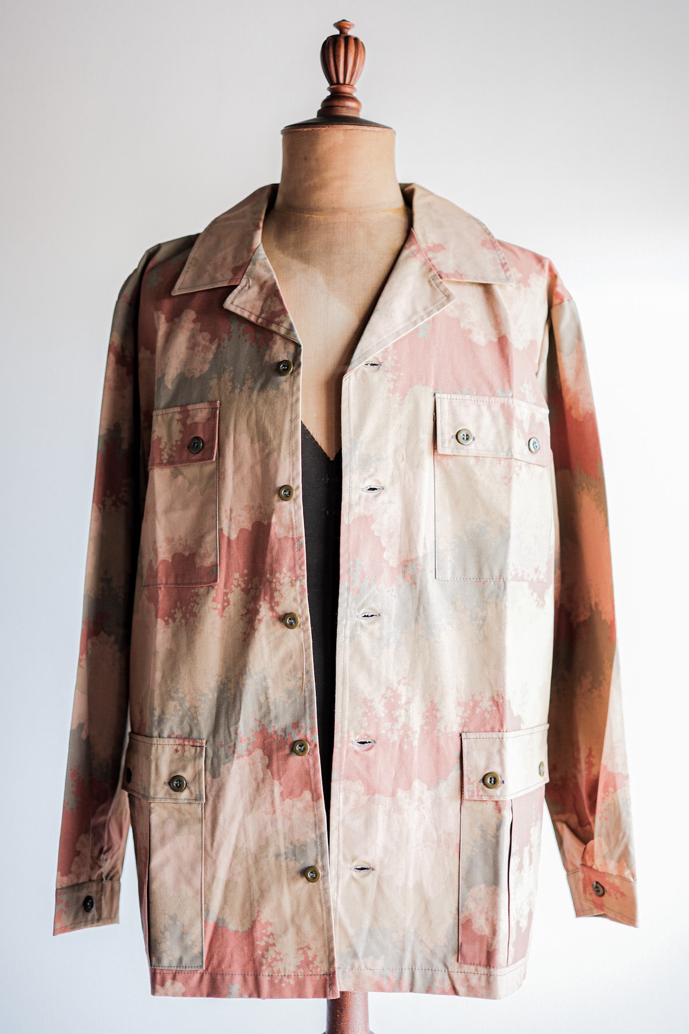 ［~90's］Czechoslovakian Army Desert Pattern Camouflage Field Jacket Size.52 "Test Sample" "Dead Stock"