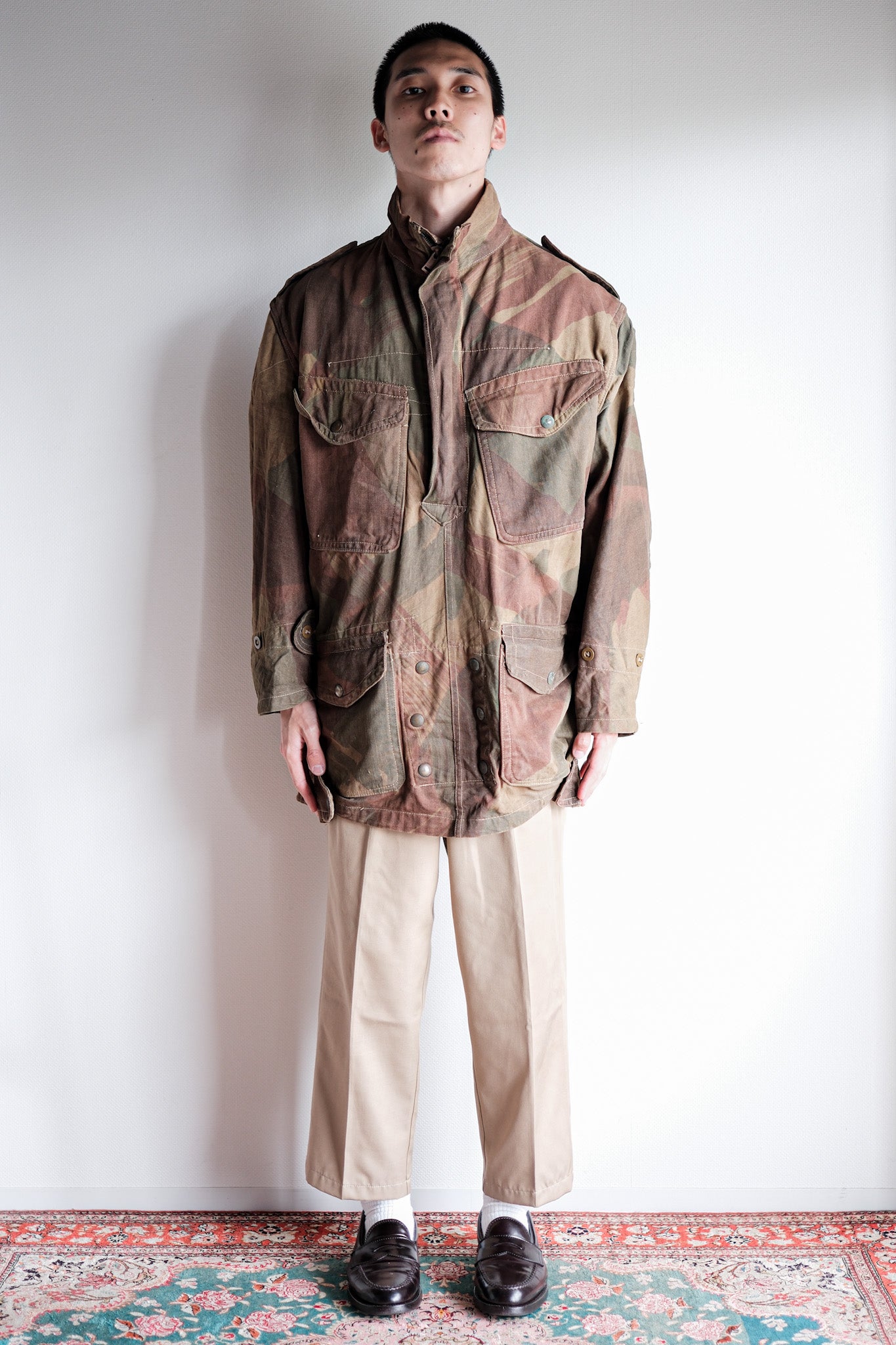 ［~40's］WWⅡ British Army Airborne Troops Brushstroke Camouflage Denison Smock "SAS"