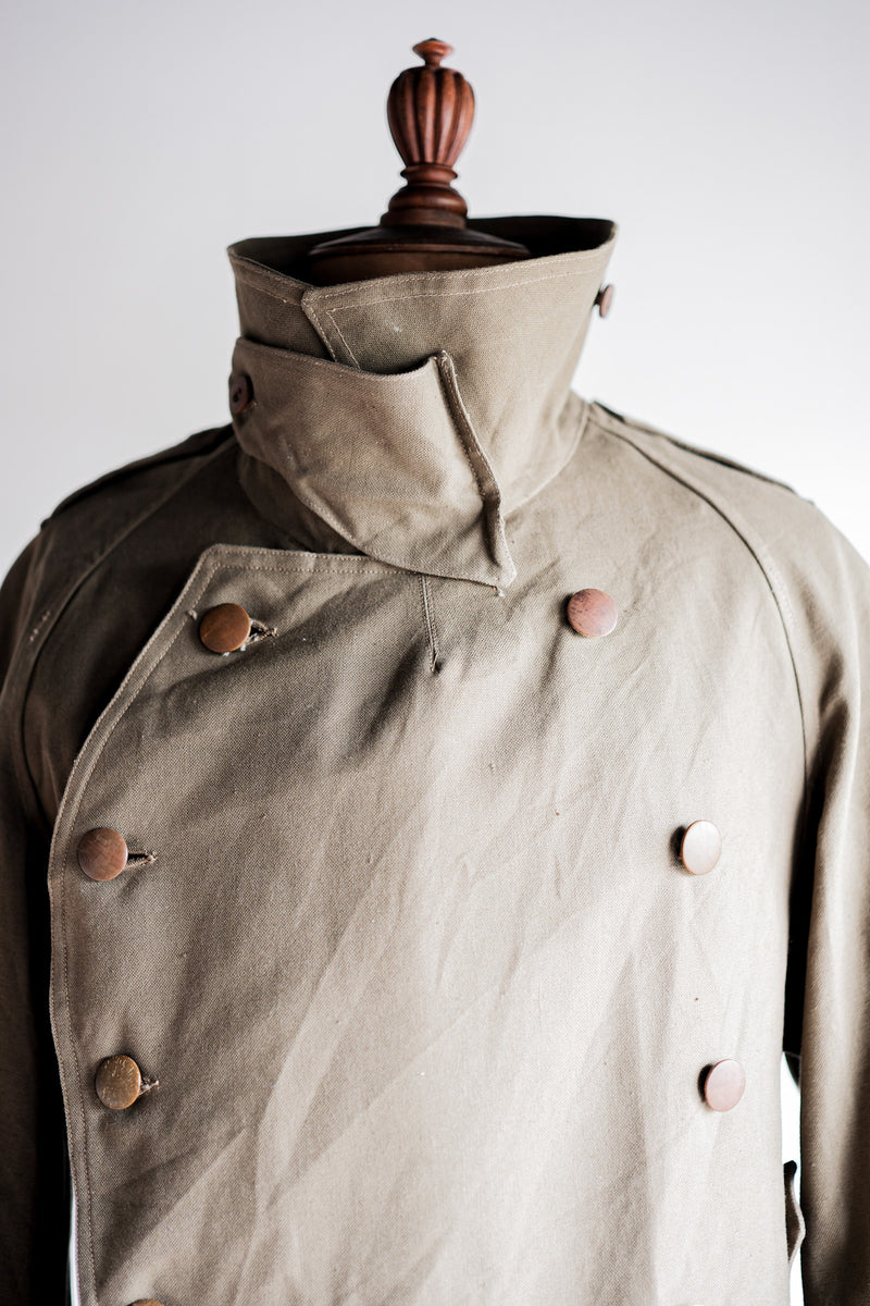 【~40's】French Army M38 Double Breasted Motorcycle Jacket Size.2 "1st Type" "Dead Stock"