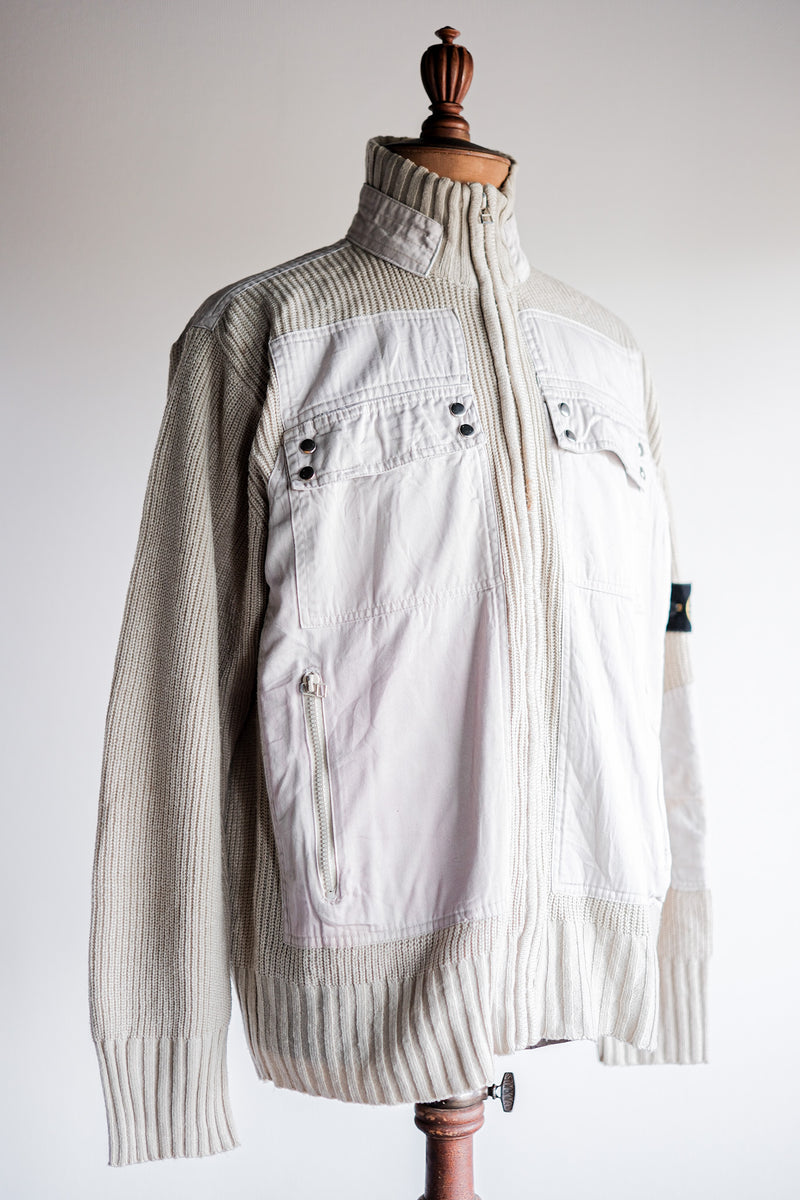 00's】Old STONE ISLAND Acrylic Knit Jacket Size.L – VIEUX ET NOUVEAU