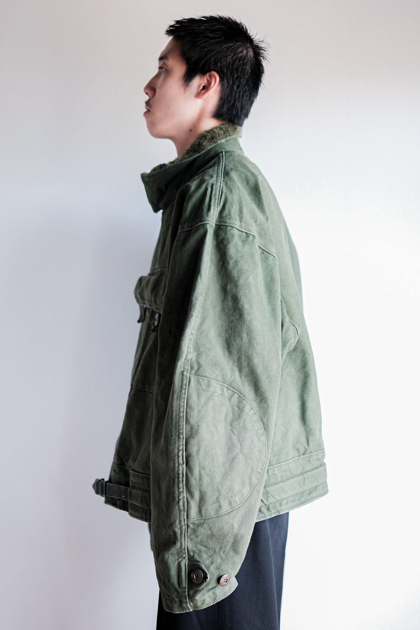 ［~60's］Swedish Army Dispatch Rider Motorcycle Jacket Size.C56