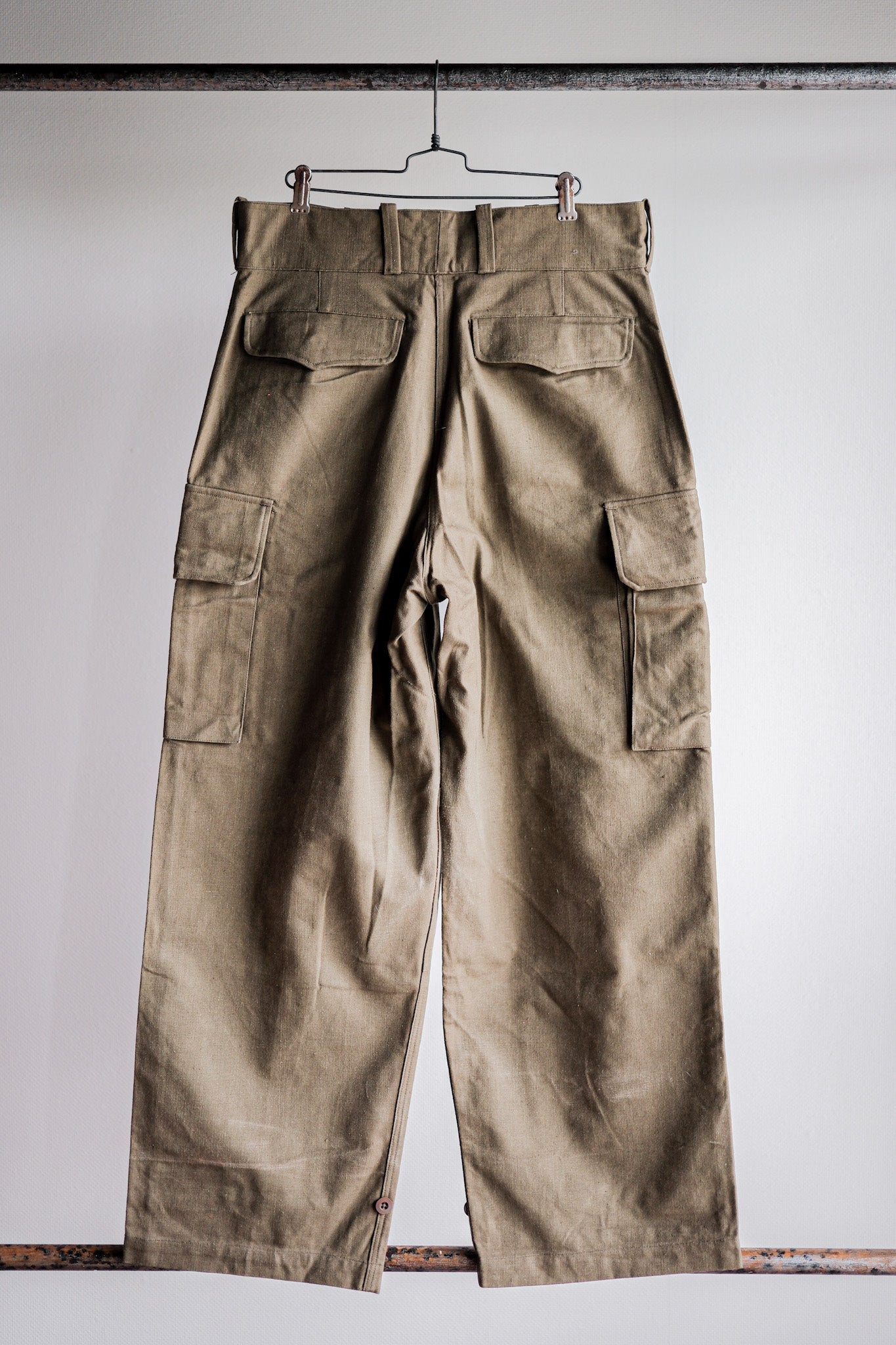 [〜40年代]法國陸軍M47野外褲子的大小。84m“第一類”“死股”