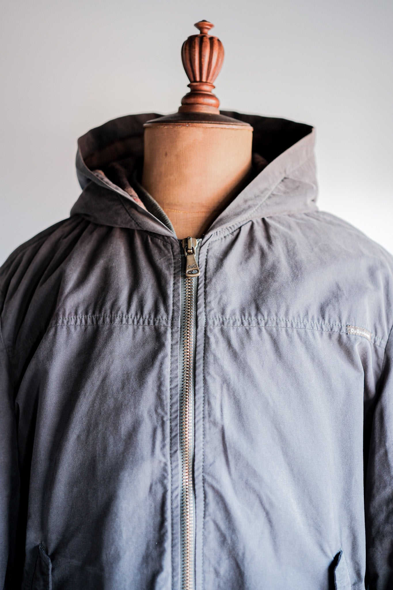 ［~00's］Old DOLCE & GABBANA Zip Up Hooded Jacket Size.L