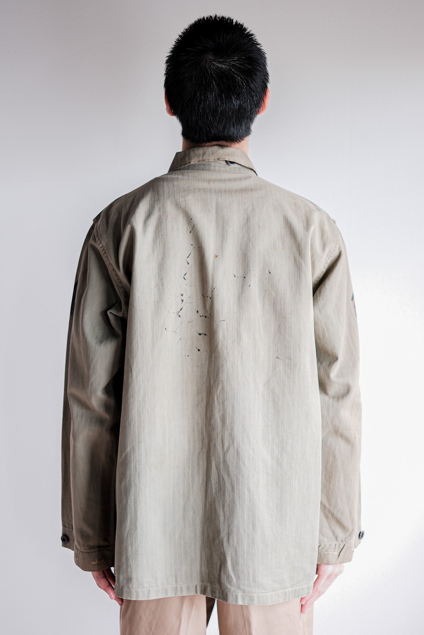 ［~40's］WWⅡ U.S.M.C P-44 HBT Utility Jacket "Hand Paint"