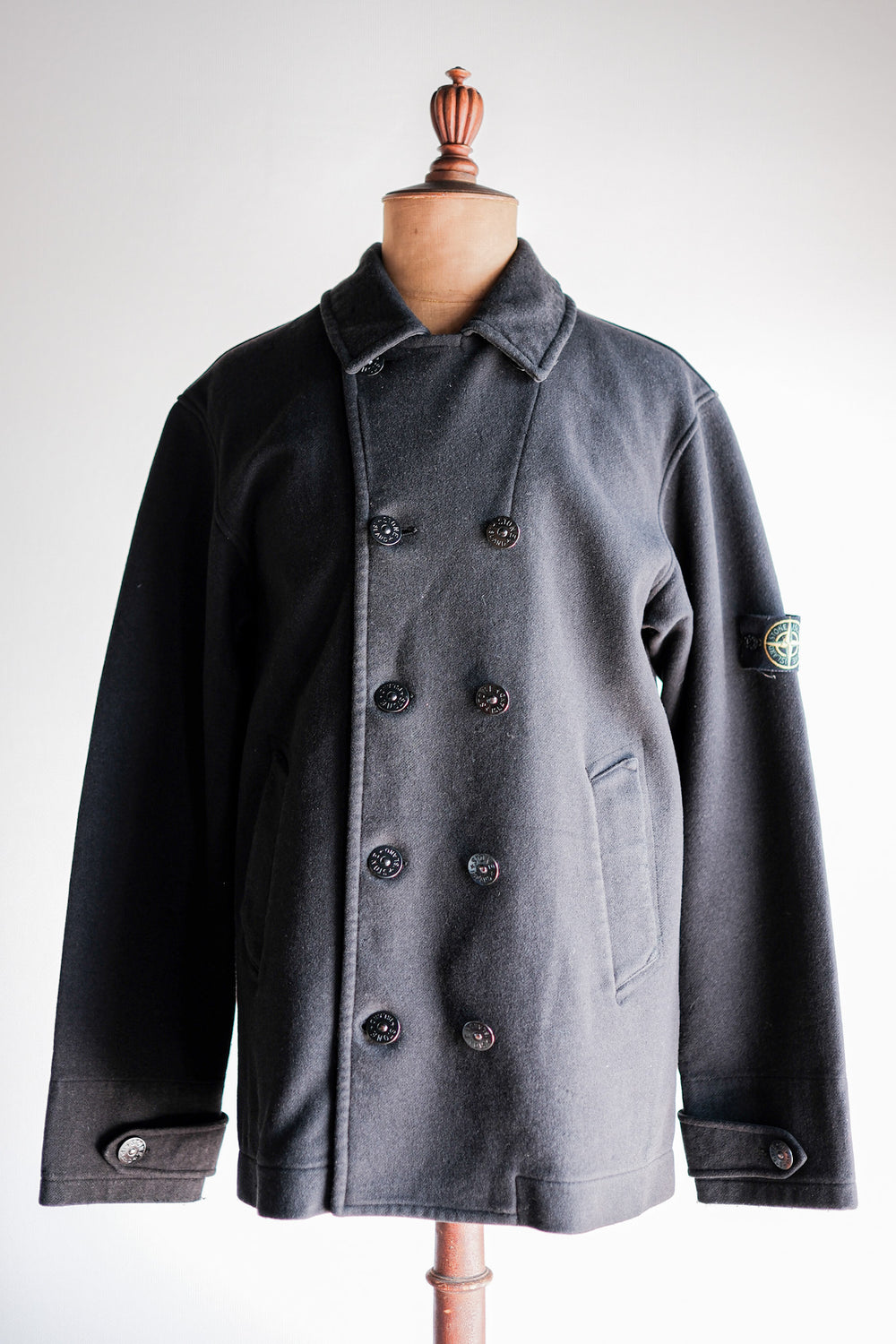 ［06AW］Old STONE ISLAND Double Breasted Wool Jacket Size.L