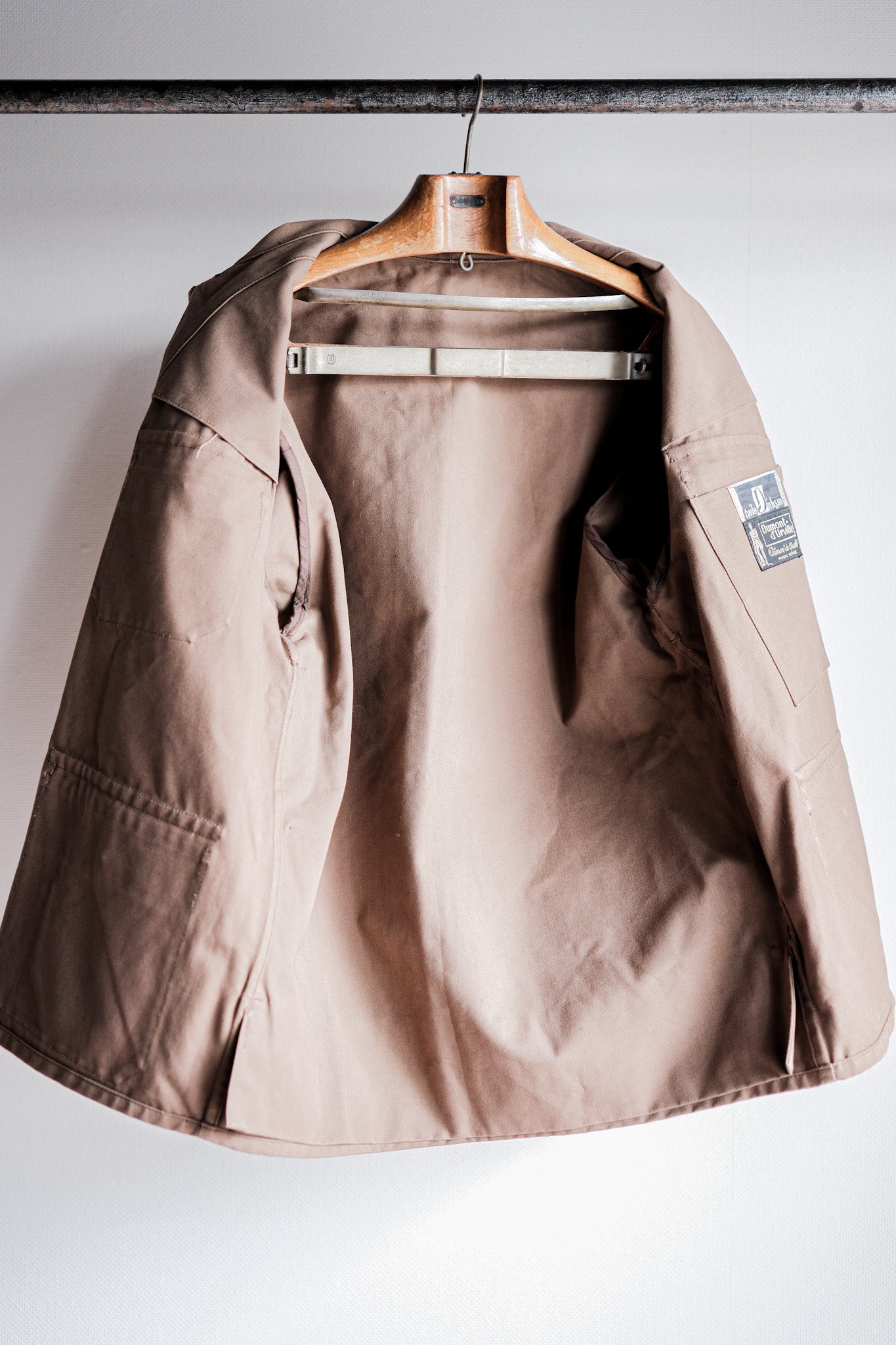 ［~50's］French Vintage Cotton Linen Canvas Hunting Jacket "Dead Stock"