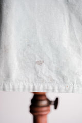 [~ 50's] ผ้าใบผ้าใบผ้าใบสีเขียววินเทจฝรั่งเศสกับสายรัดคาง "การเย็บปะติดปะต่อกัน"