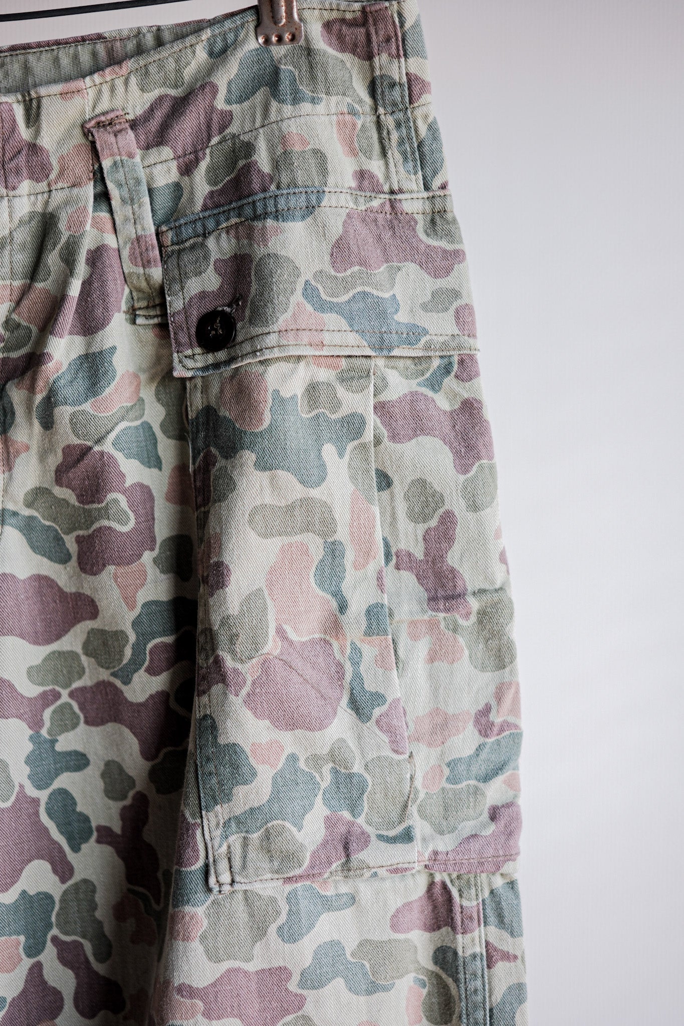 【~50's】Dutch Army Frogskin Camouflage Field Trousers Size.46