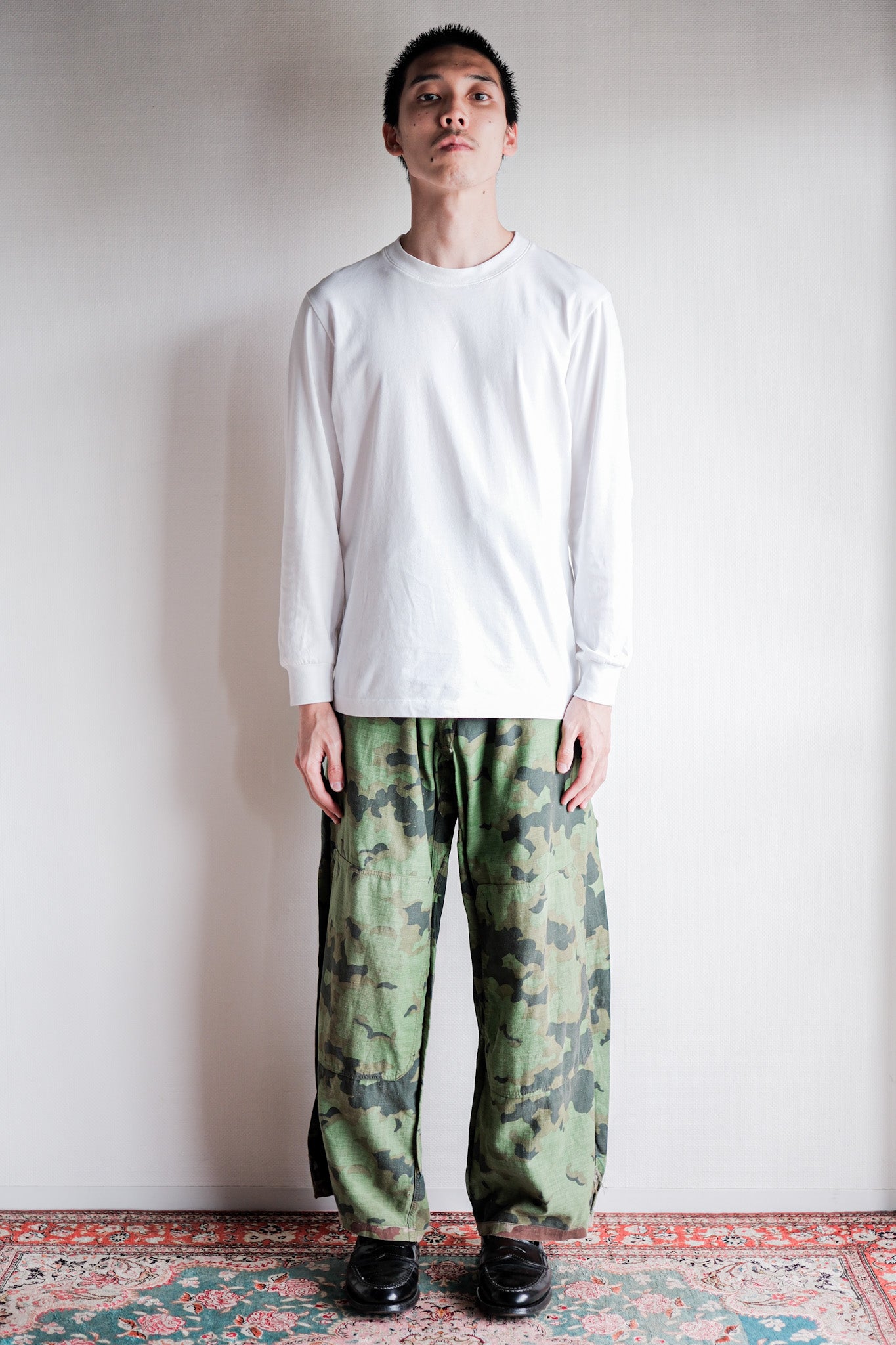 【~50's】Czechoslovakian Army Clouds Camouflage Reversible Trousers "Modified"