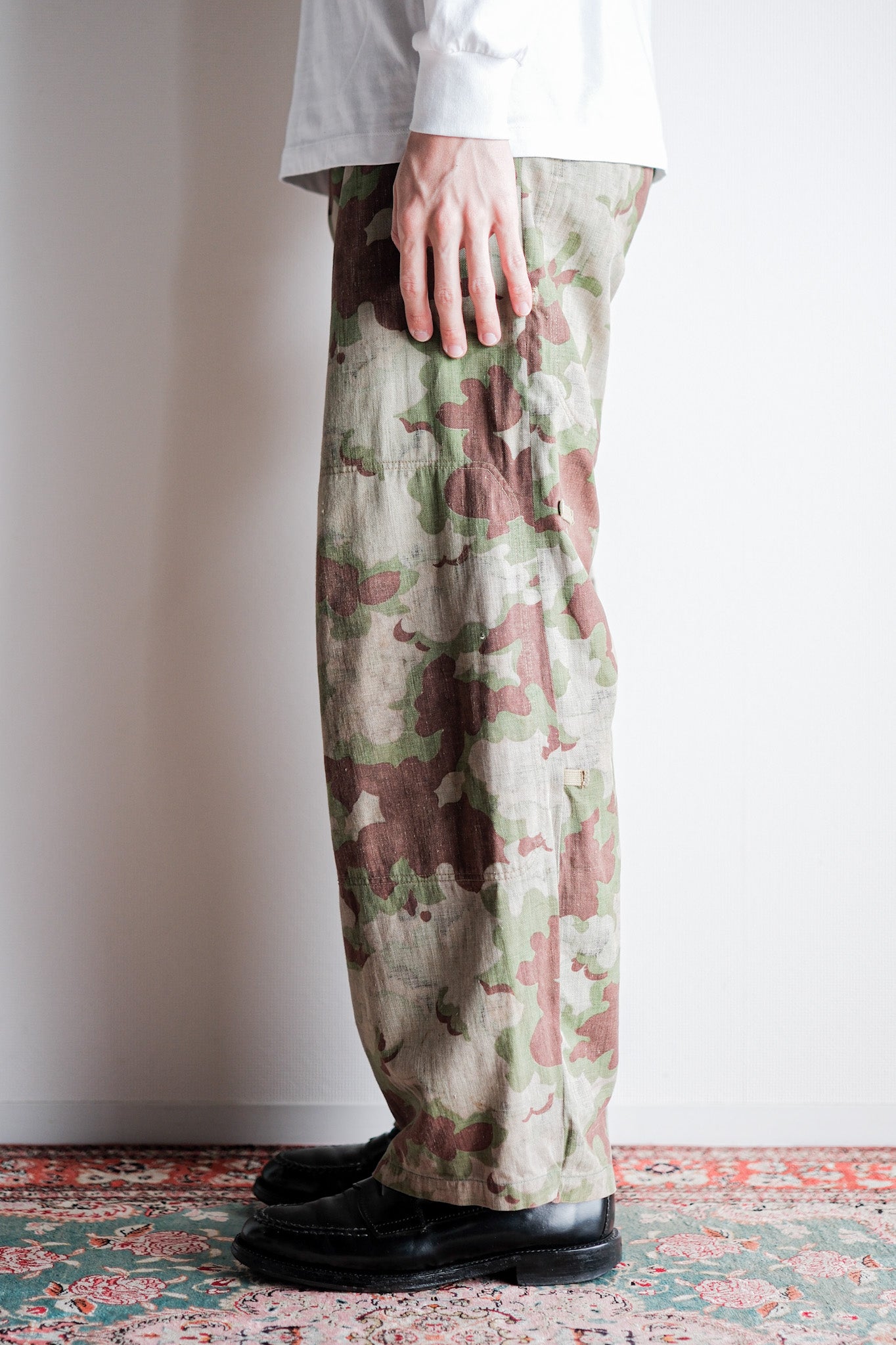 【~50's】Czechoslovakian Army Clouds Camouflage Reversible Trousers "Modified"