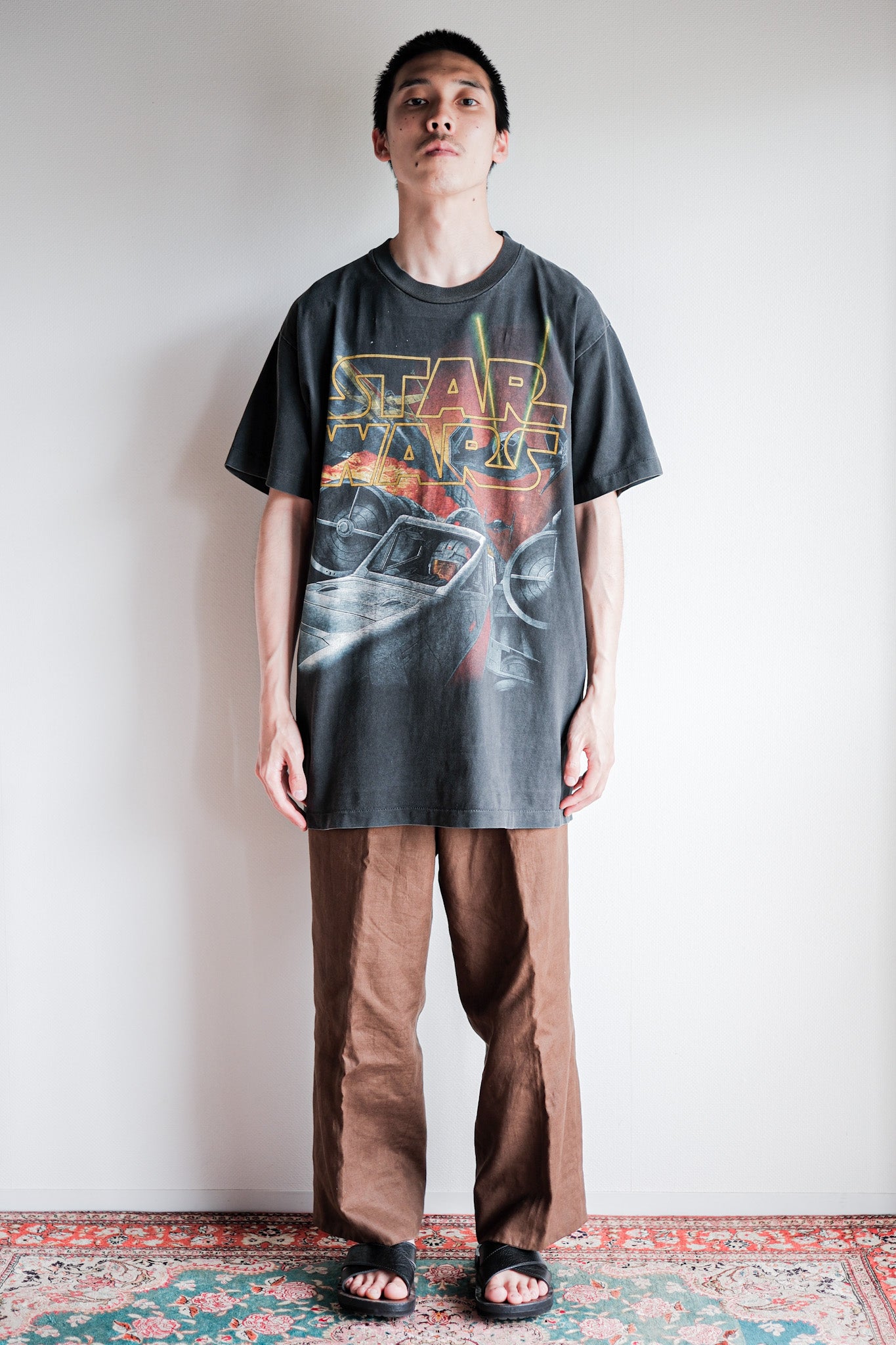 ［~90's］Vintage Movie Print T-shirt Size.L "Star Wars" "Made in U.S.A."