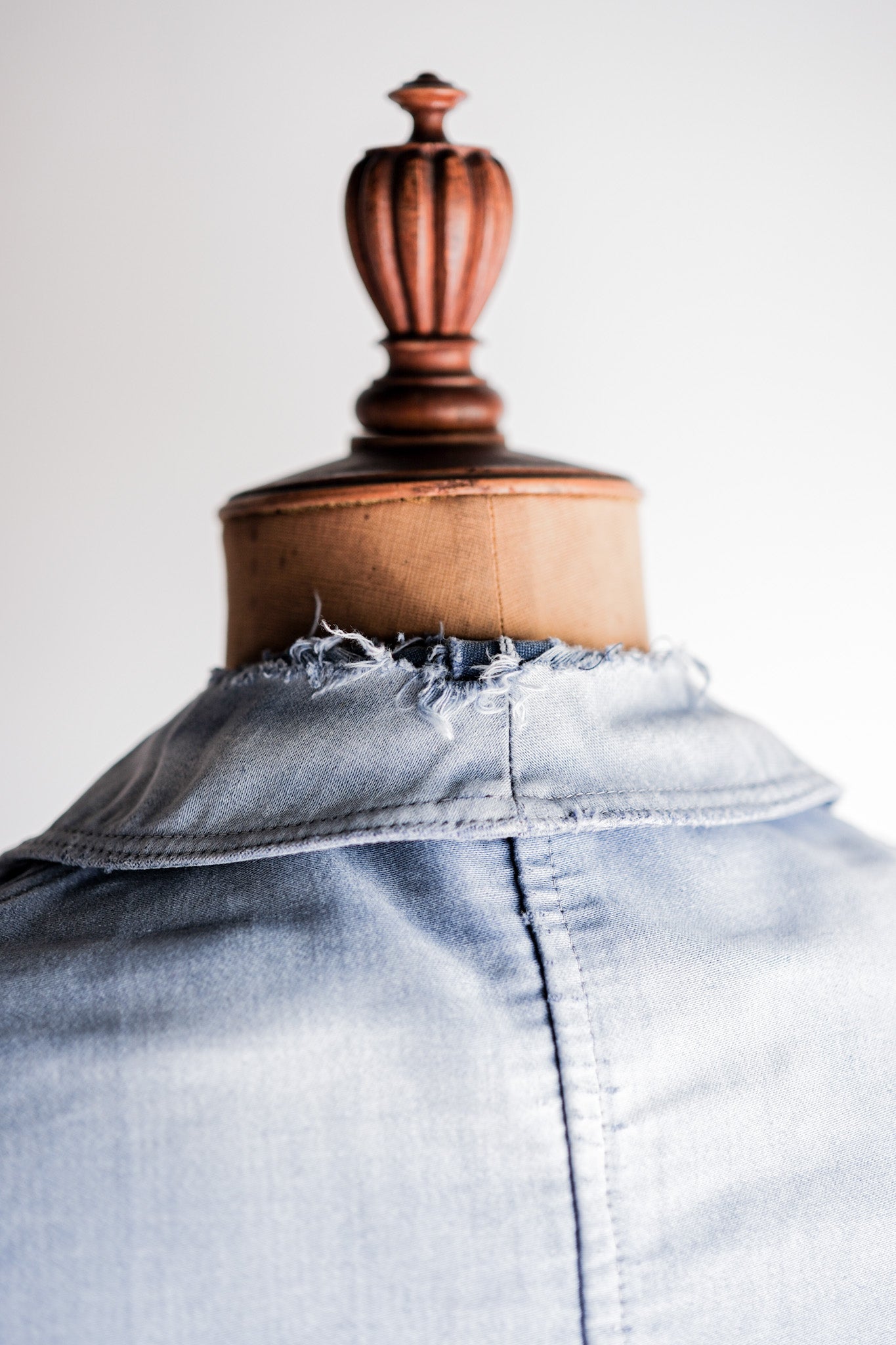 ［~40's］French Vintage Blue Moleskin Work Jacket