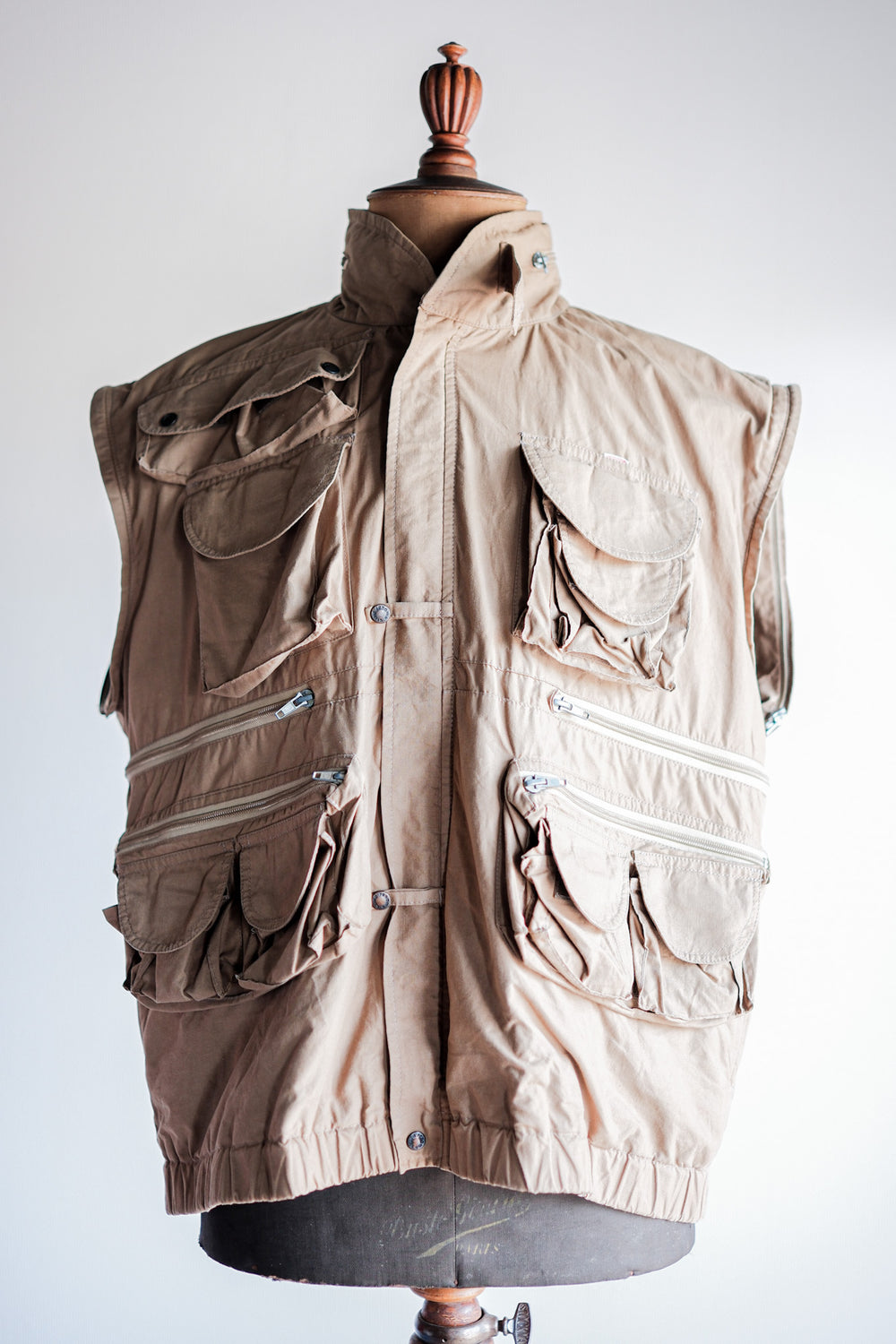 ［~90's］Old Renoma Paris Multi Pocket Photographer Vest Size.48/50