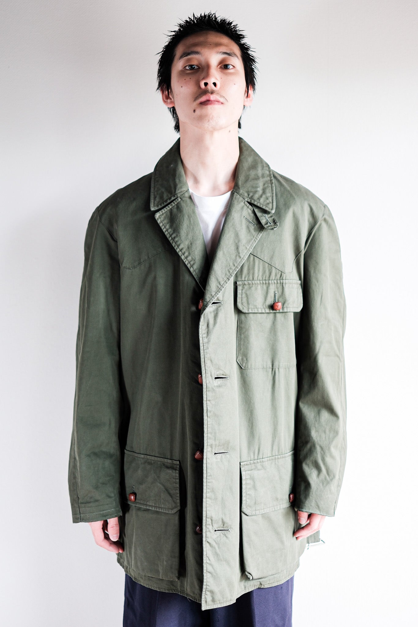 【~60’s】Vintage Grenfell Shooter Jacket Size.42 “Mountain Tag”
