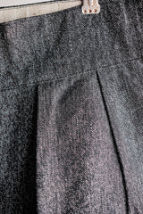 [~ 30's] French Vintage Black Chambray Work Pants "Dead Stock"