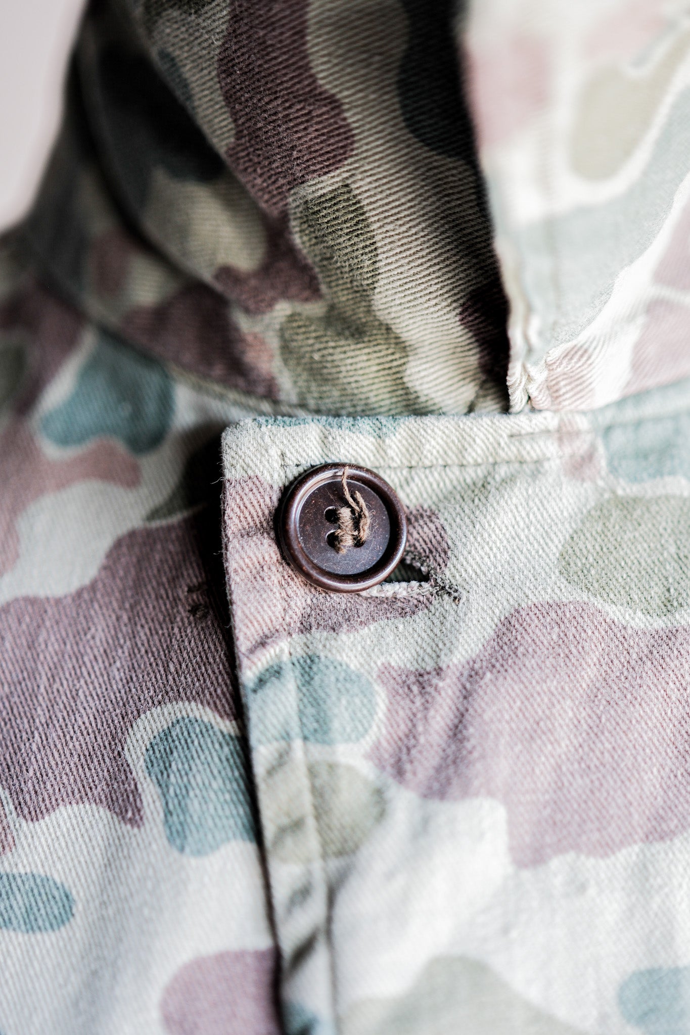 ［~50's］Dutch Army Frogskin Camouflage Field Jacket Size.52