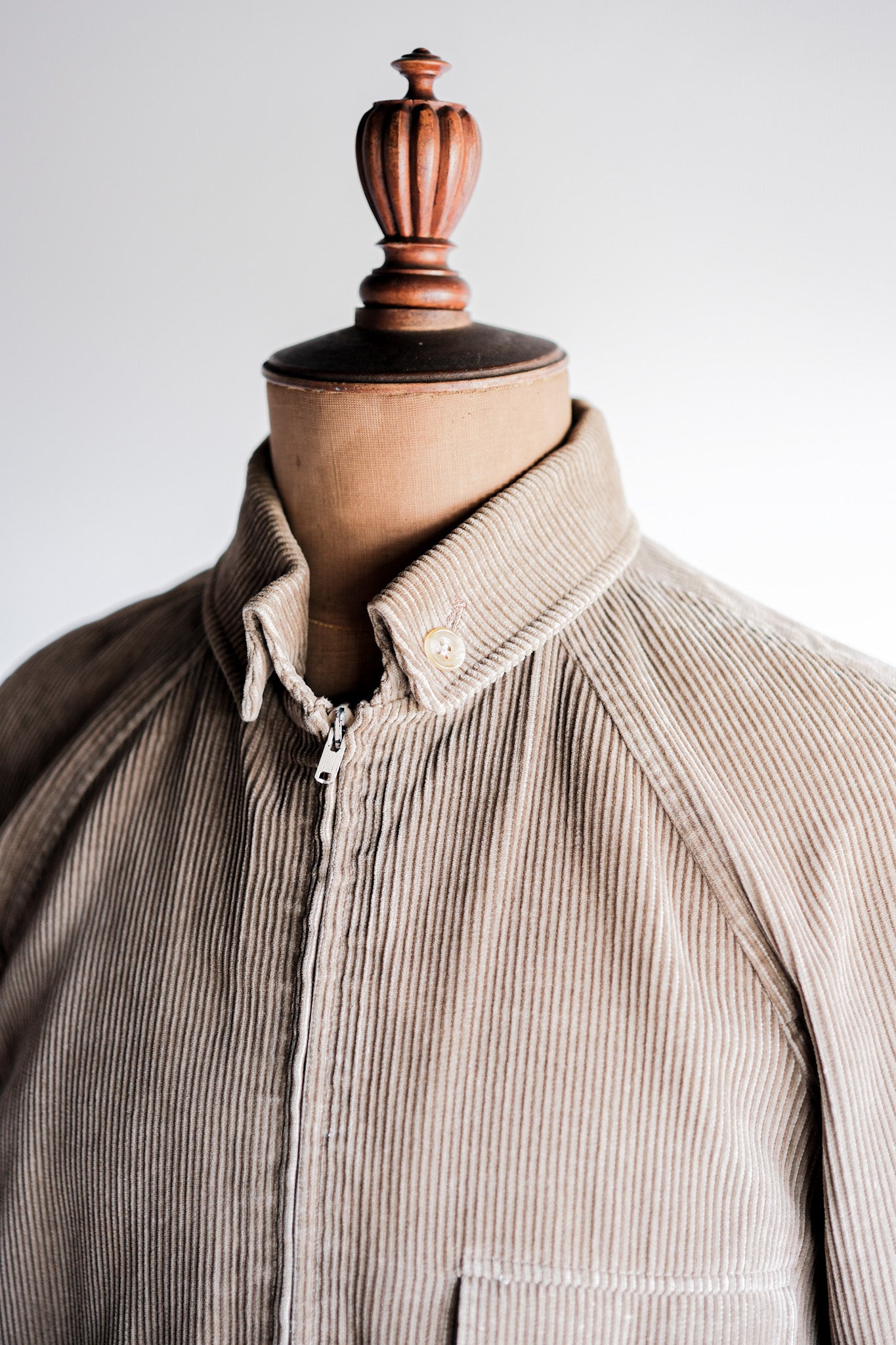 ［~80's］Vintage Aquascutum Raglan Sleeve Brown Corduroy Blouson