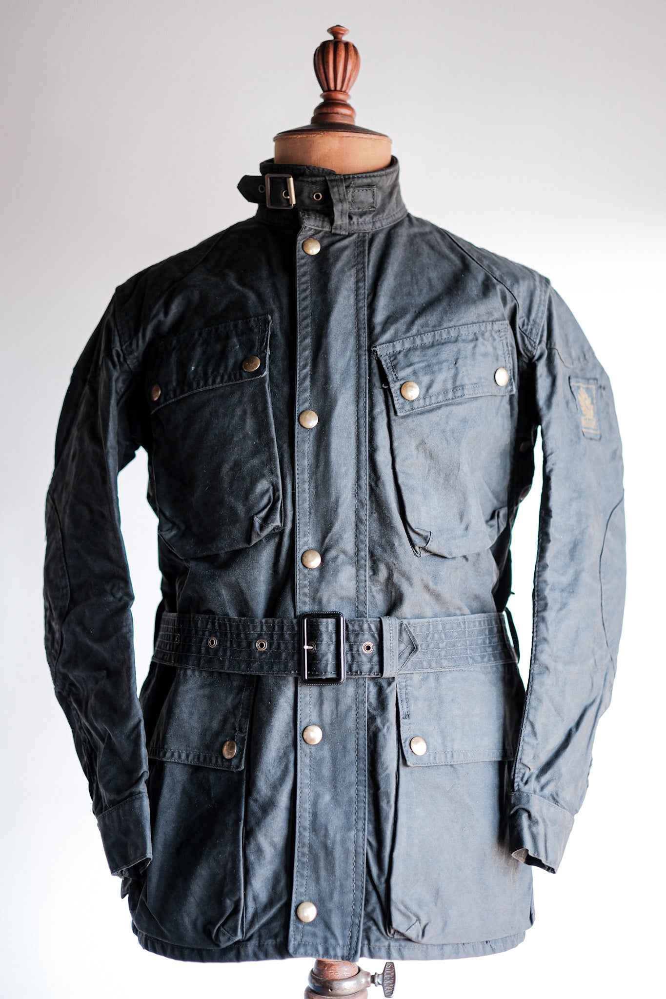 [~ 60's] Taille de la veste ciré de Belstaff vintage.34 "Master"