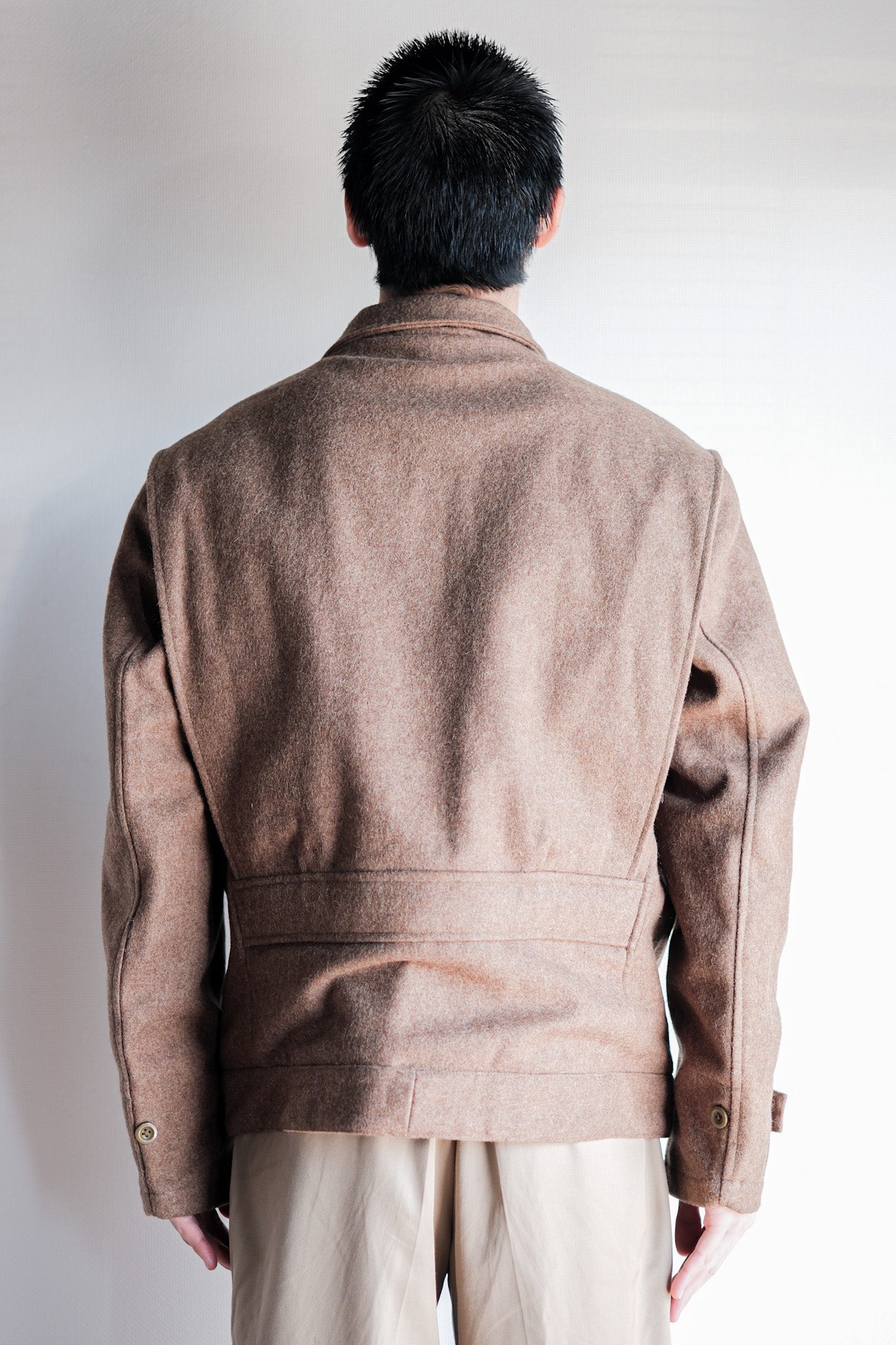 ［~50's］French Army Wool Jacket With Chin Strap Size.42 "Dead Stock"