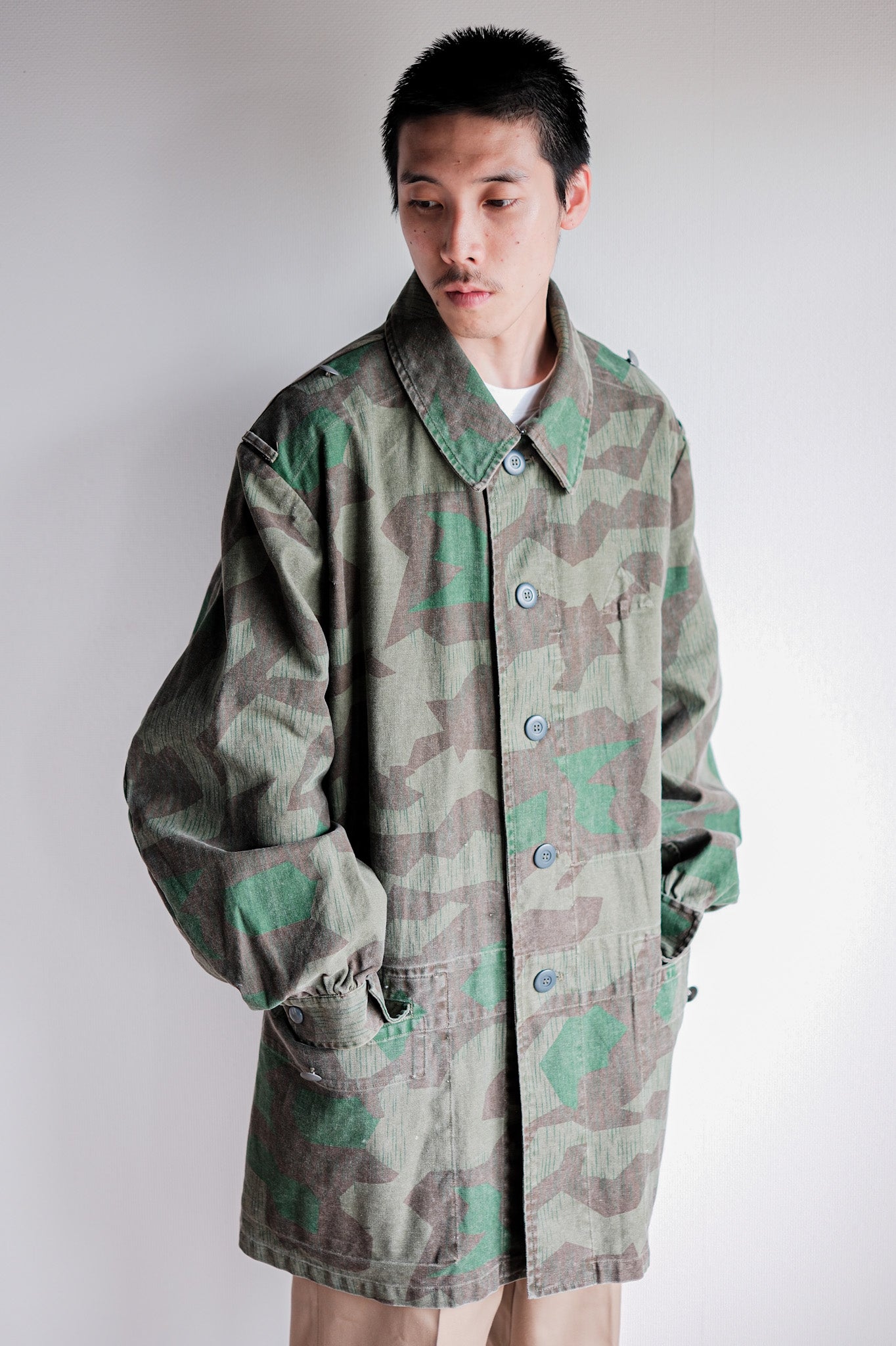 ［~70's］German Army Type Splinter Camouflage Paratrooper Jacket "Reproduction"