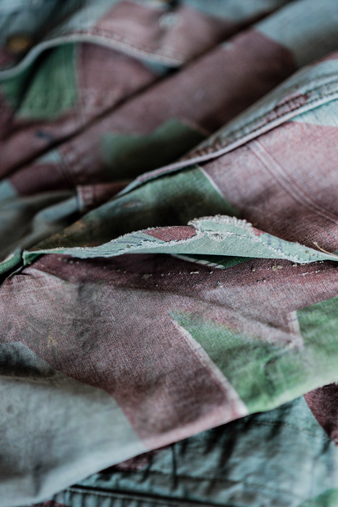 【~50's】German Army Splinter Camouflage Paratrooper Jacket