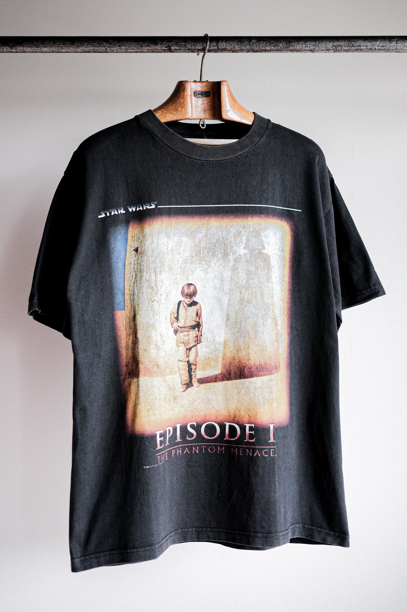 90's】Vintage Bootleg Movie Print T-shirt 