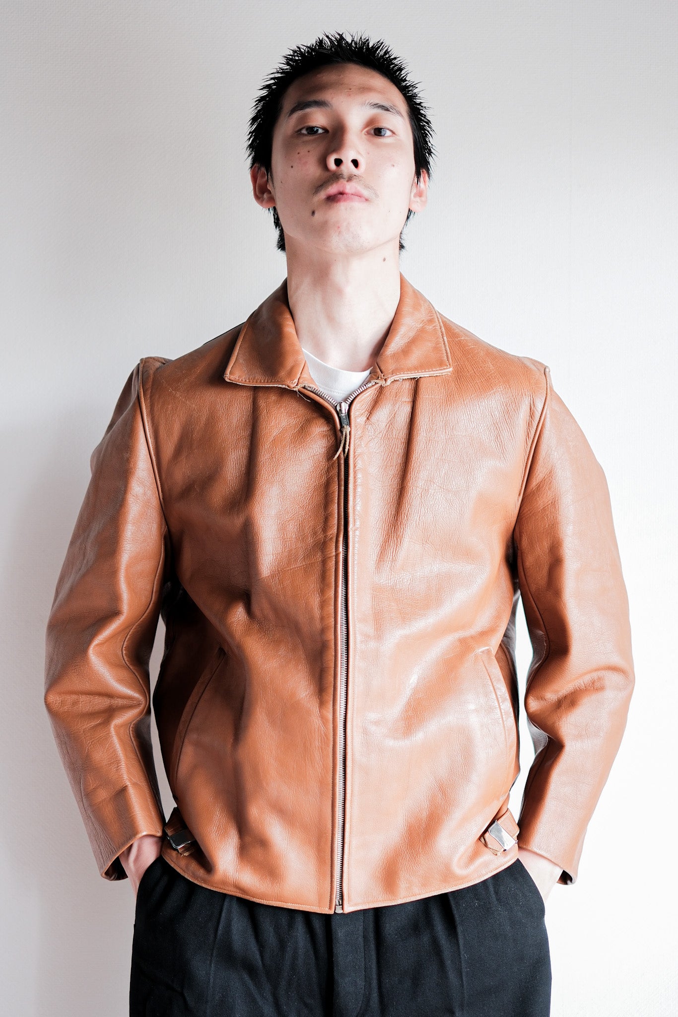 [~ 50's] German Vintage Leather Jacket