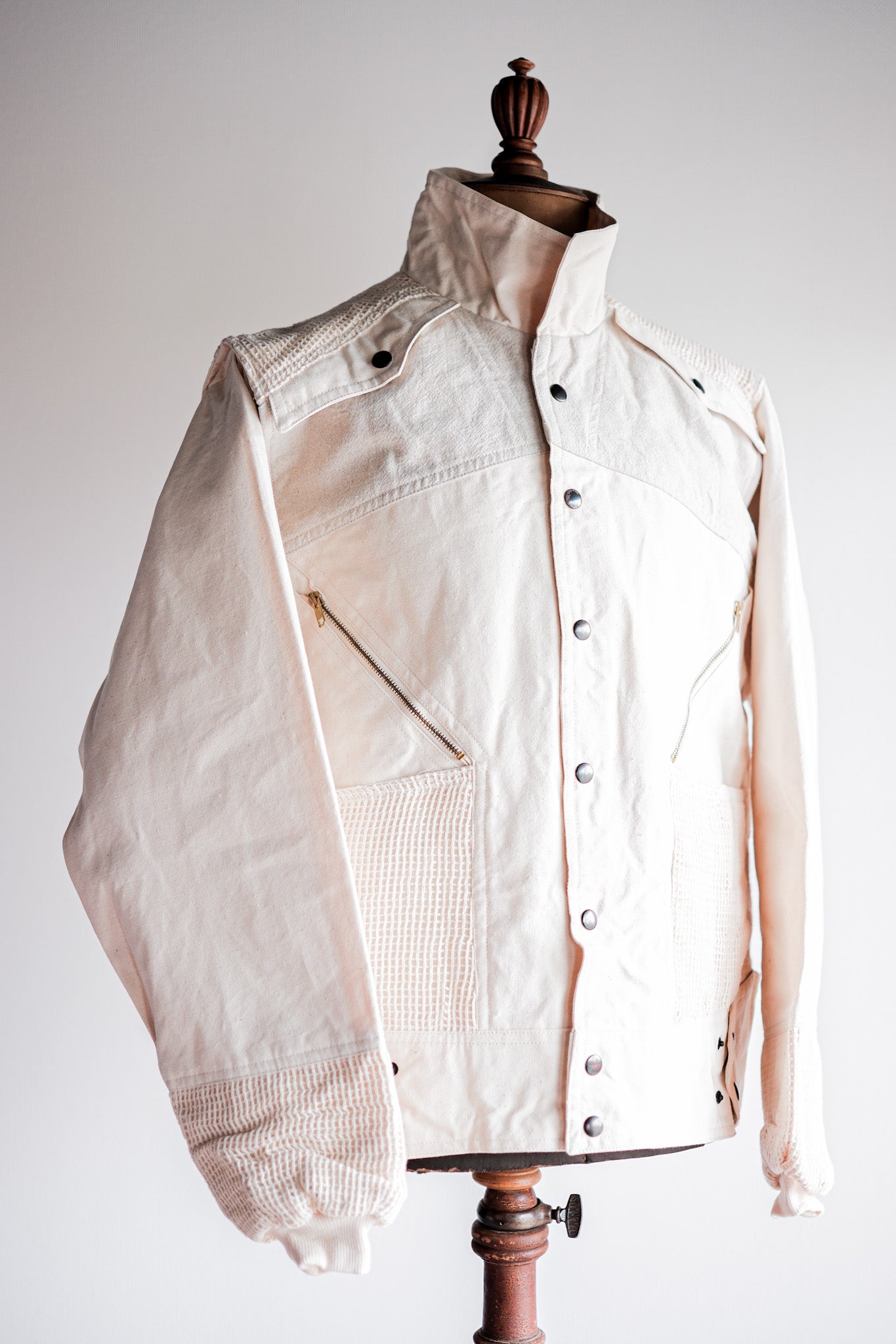 ［~70's］French Vintage Multi Pocket Cotton Jacket