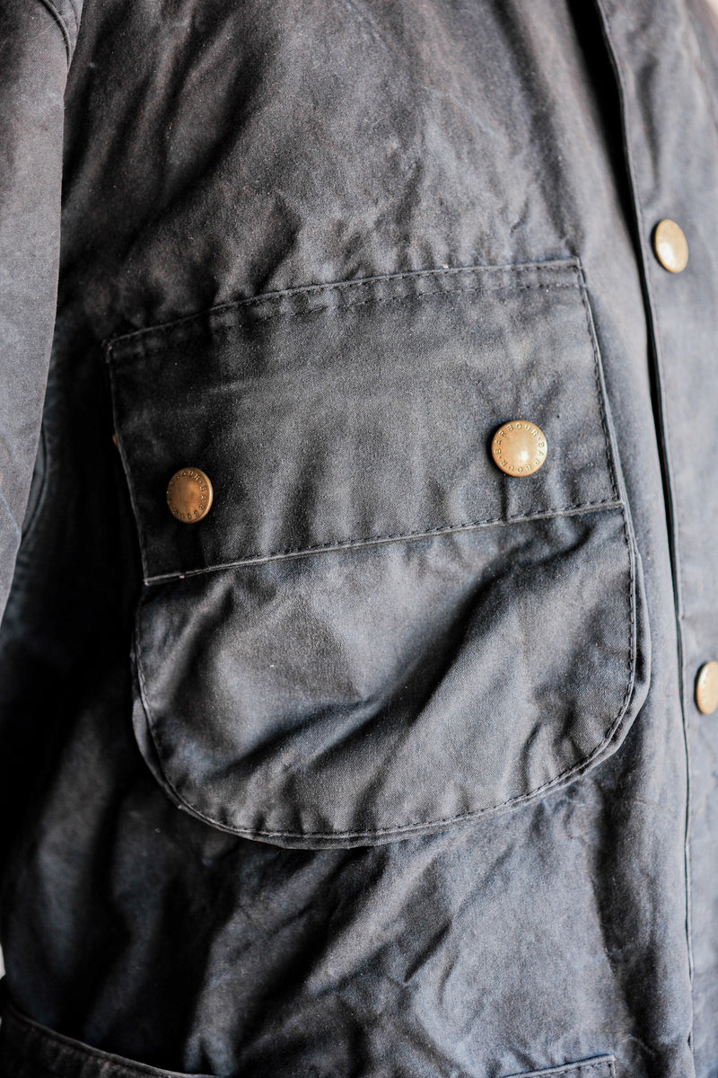【~90's】Vintage Barbour "BEACON JACKET" 3 Crest "Unusual Lining"