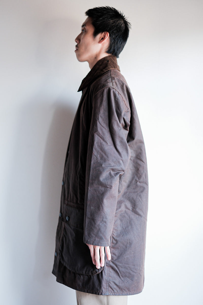 【~80’s】Vintage Barbour "NORTHUMBRIA" 2 Crest Size.38