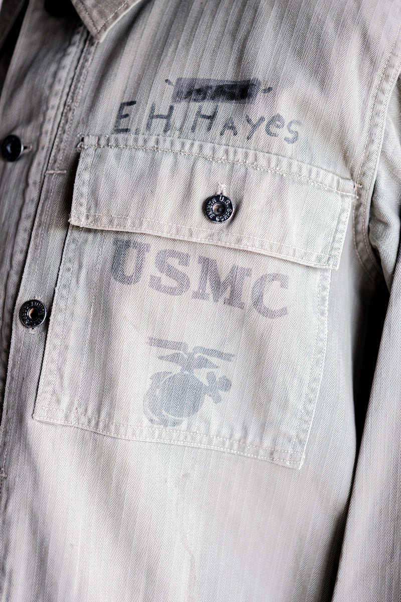 40's】WWⅡ U.S.M.C P-44 HBT Utility Jacket 