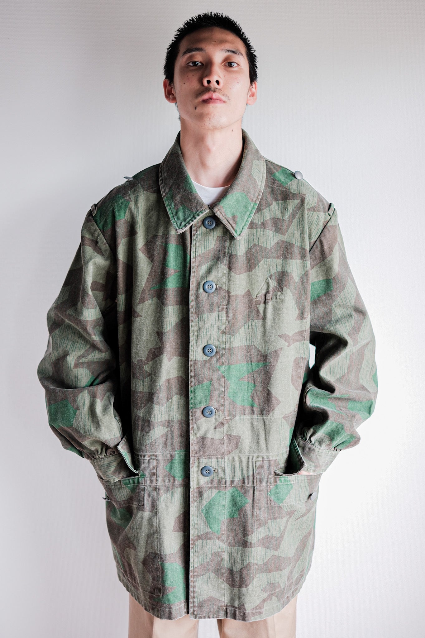 ［~70's］German Army Type Splinter Camouflage Paratrooper Jacket "Reproduction"