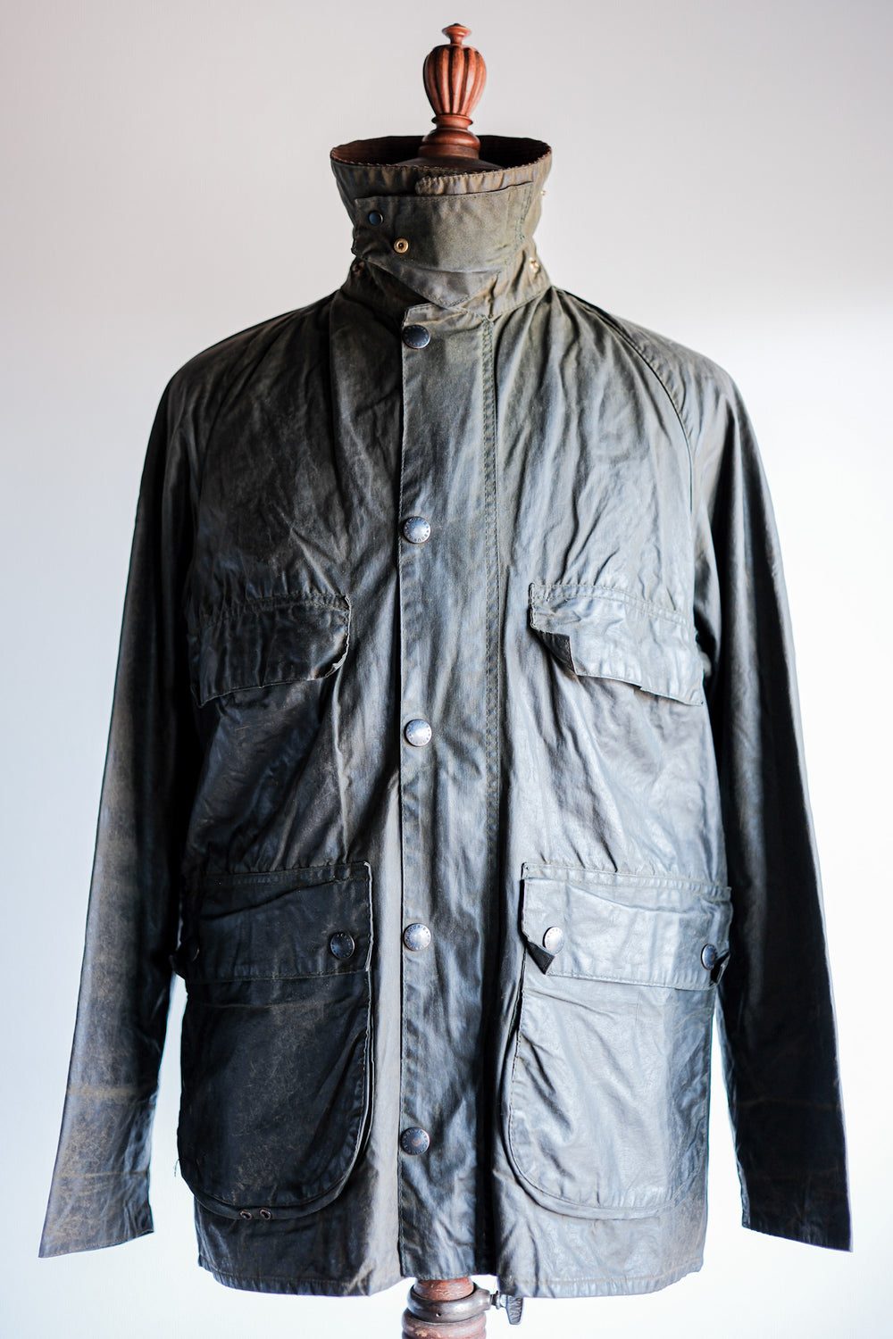 ［~80’s］Vintage Barbour "BEDALE" 2 Crest Size.38 "4 Pockets"