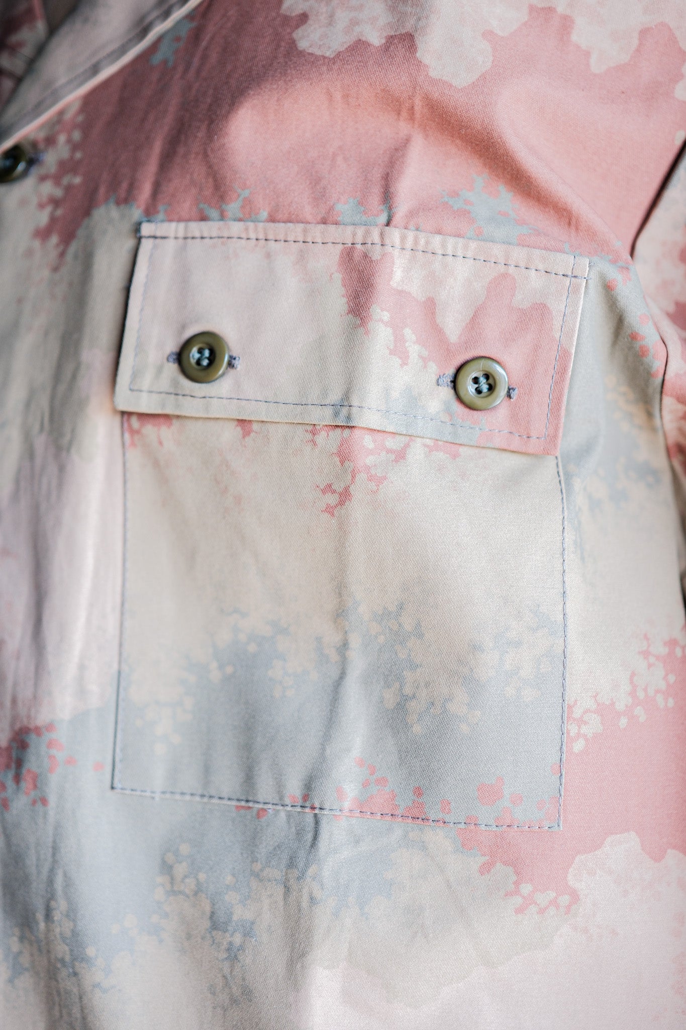 ［~90's］Czechoslovakian Army Desert Pattern Camouflage Field Jacket Size.52 "Test Sample" "Dead Stock"