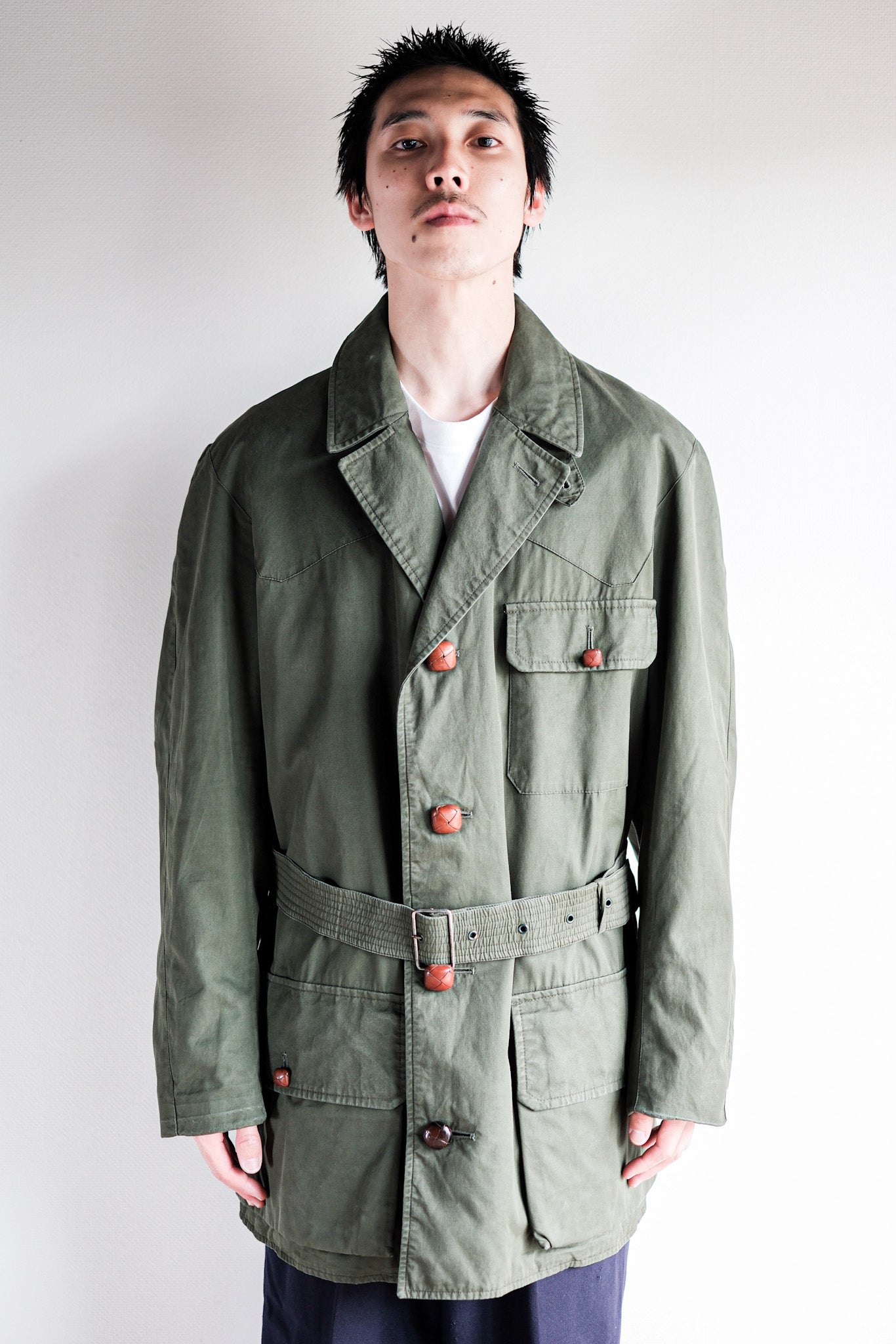 【~60’s】Vintage Grenfell Shooter Jacket Size.42 “Mountain Tag”