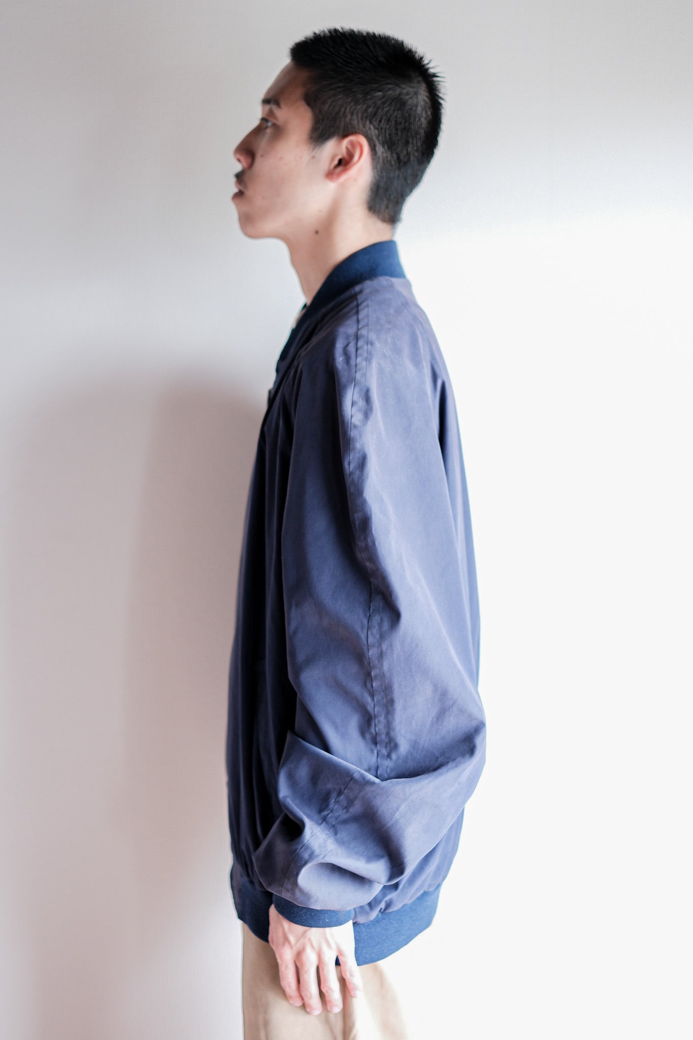 【~80's】Old Hermès Paris Zip Up Blouson Size.54