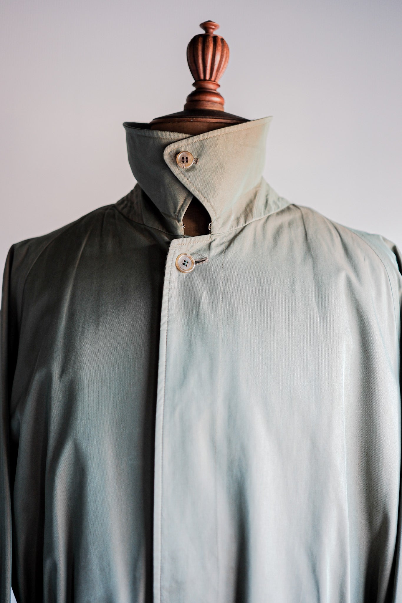 ［~70's］Vintage Burberrys Single Raglan Rider Coat C100 With Liner Size.52RL "TAMAMUSHI"