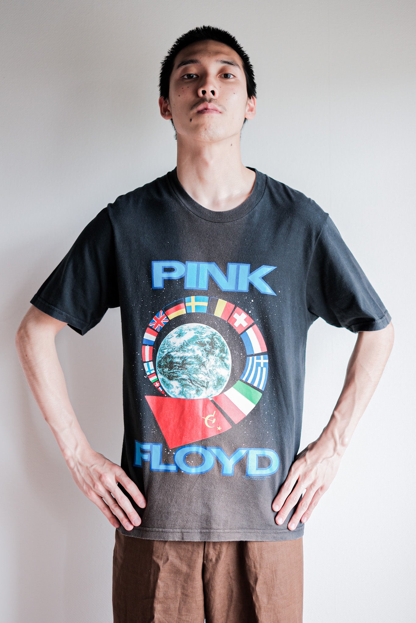 通販 Tシャツ/カットソー(半袖/袖なし) 1987 vintageT FLOYD PINK T 