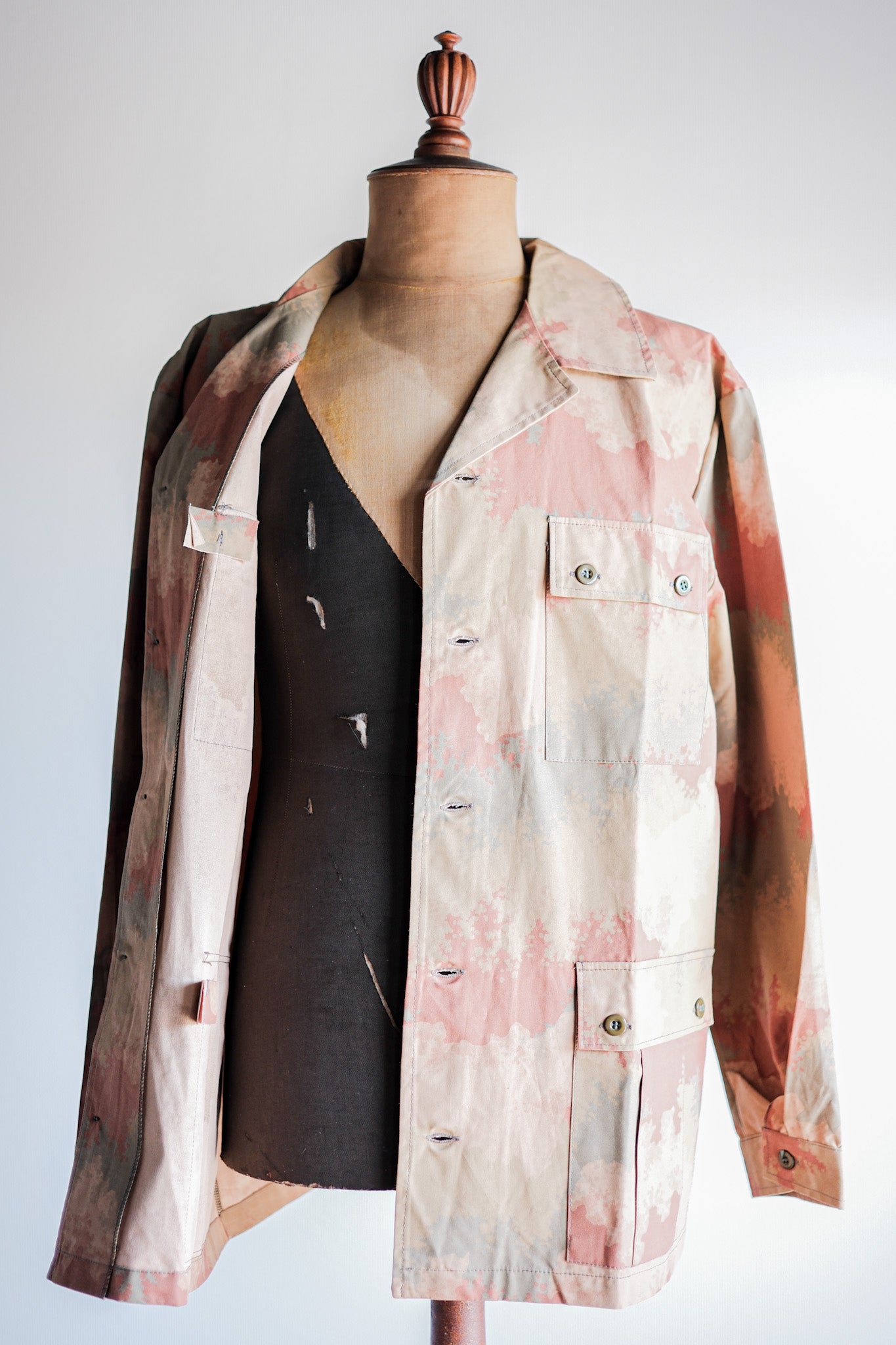 ［~90's］Czechoslovakian Army Desert Pattern Camouflage Field Jacket Size.52 "Test Sample" "Dead Stock"