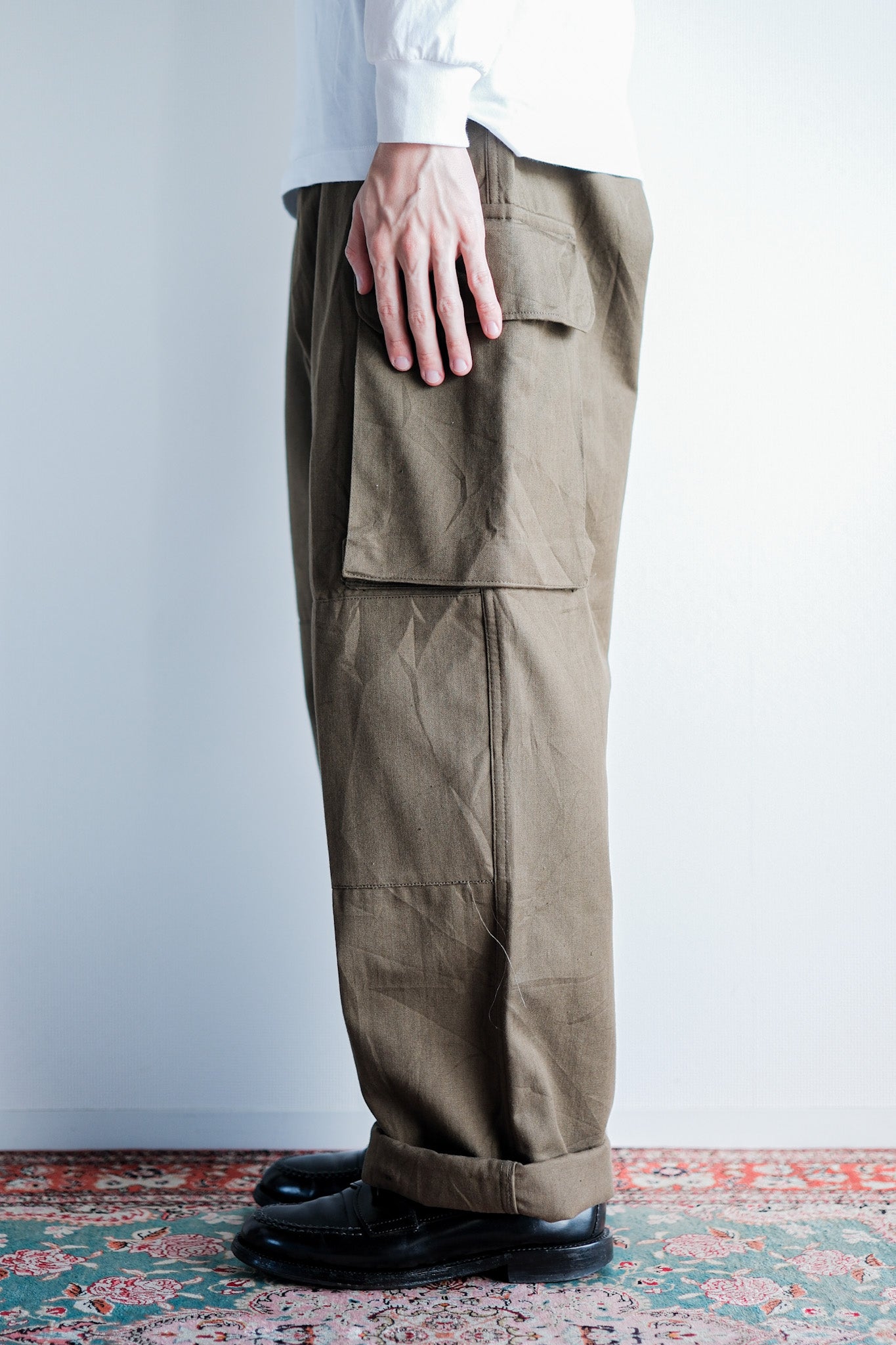 ［~60's］French Army M47 Field Trousers Size.84M "Dead Stock"