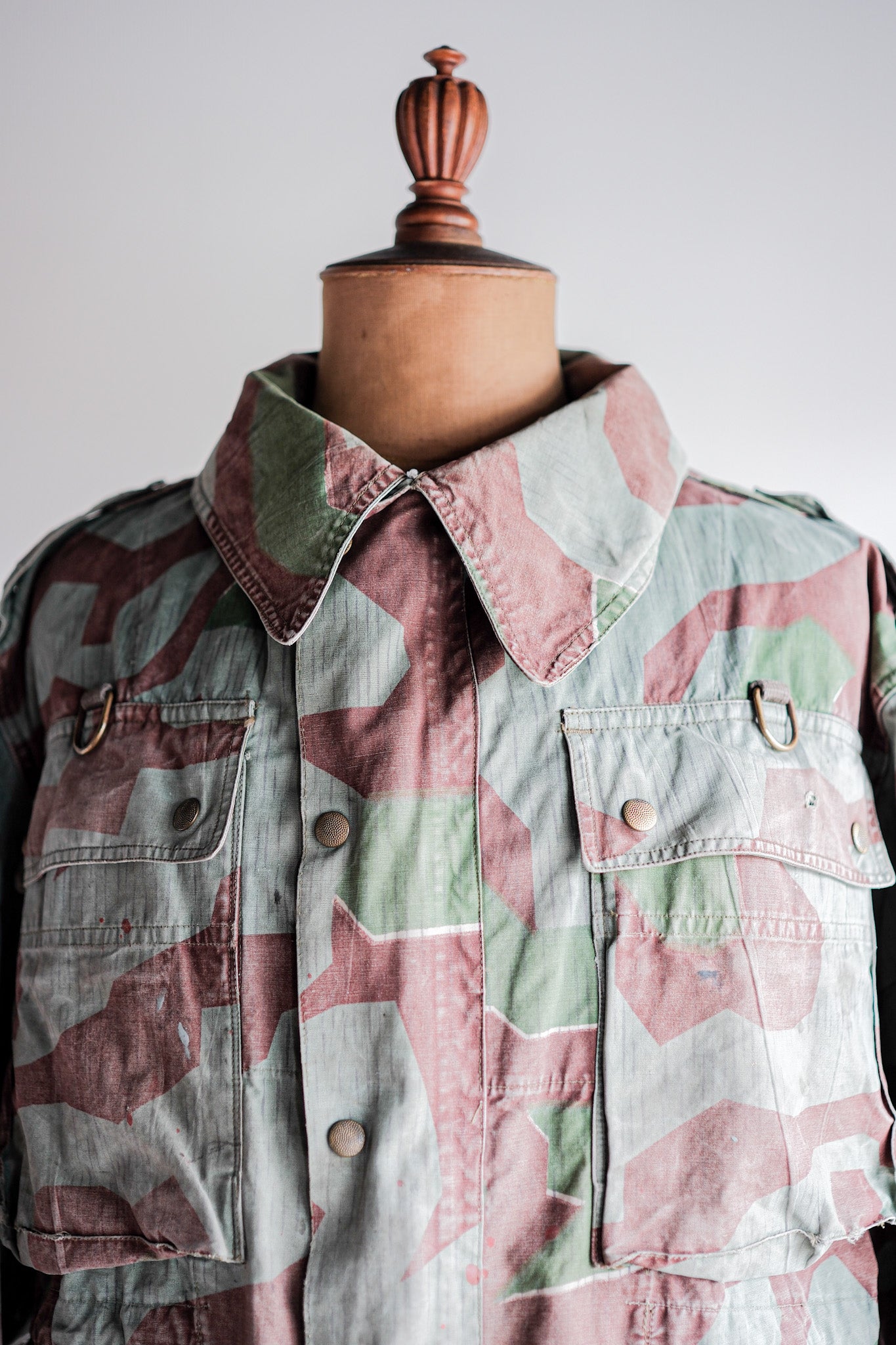 【~50's】German Army Splinter Camouflage Paratrooper Jacket