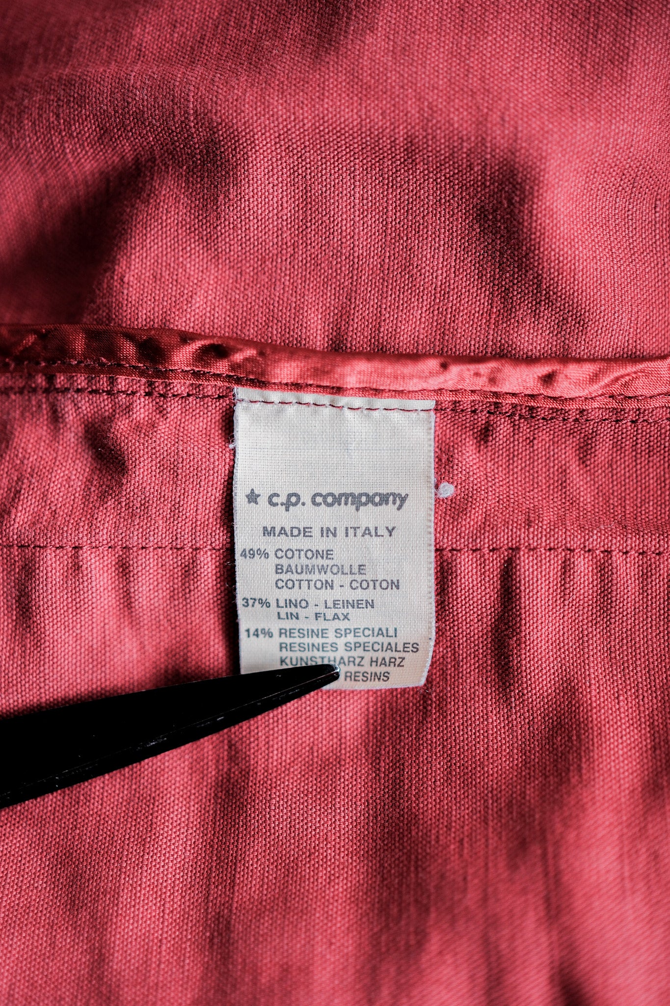 [~ 80's] Old C.P.COMPANANY เสื้อผ้าย้อมผ้าลินินผ้าฝ้ายขนาดใหญ่ 48