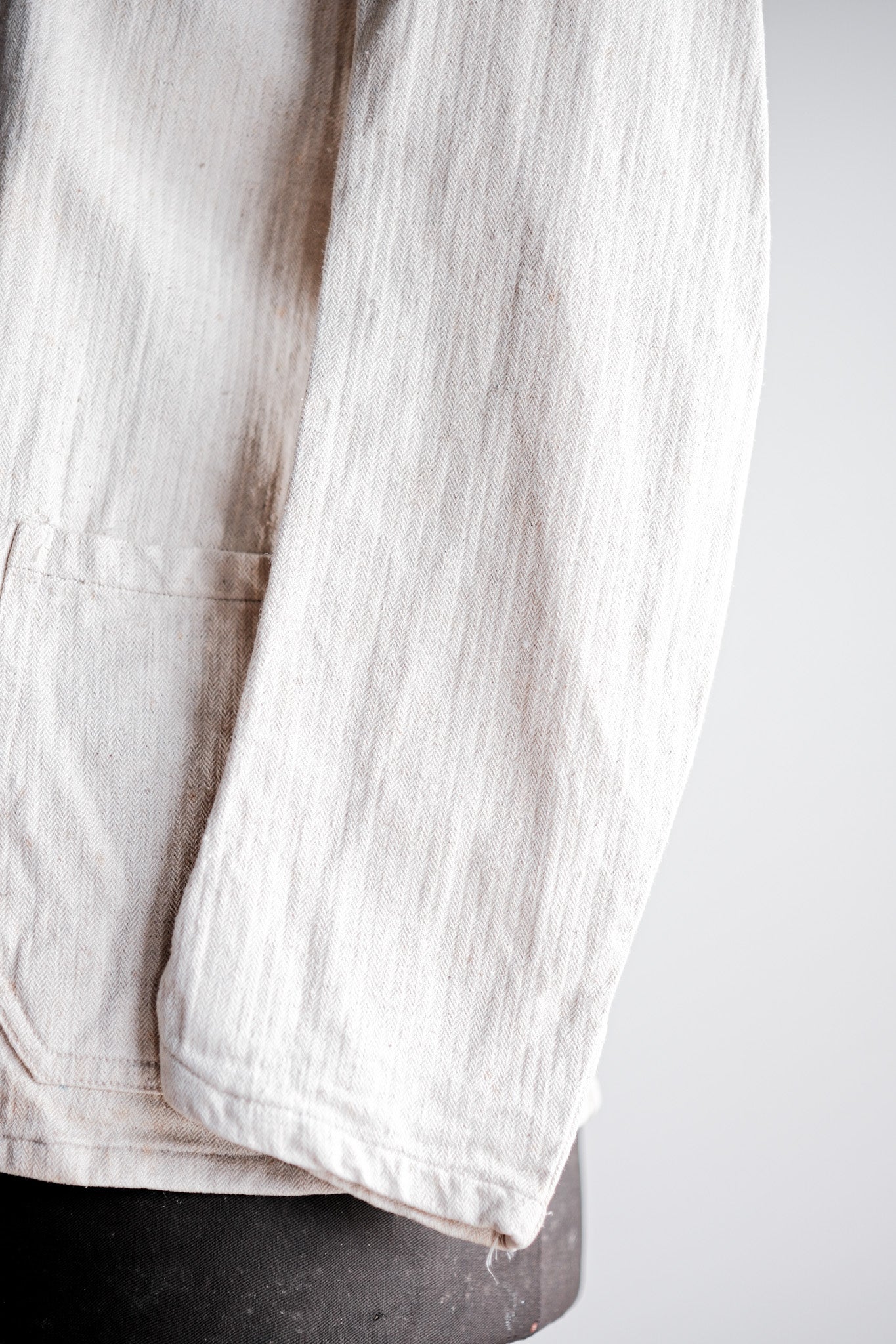 【~40's】German Air Force Drillich HBT Linen Jacket "Luftwaffe"