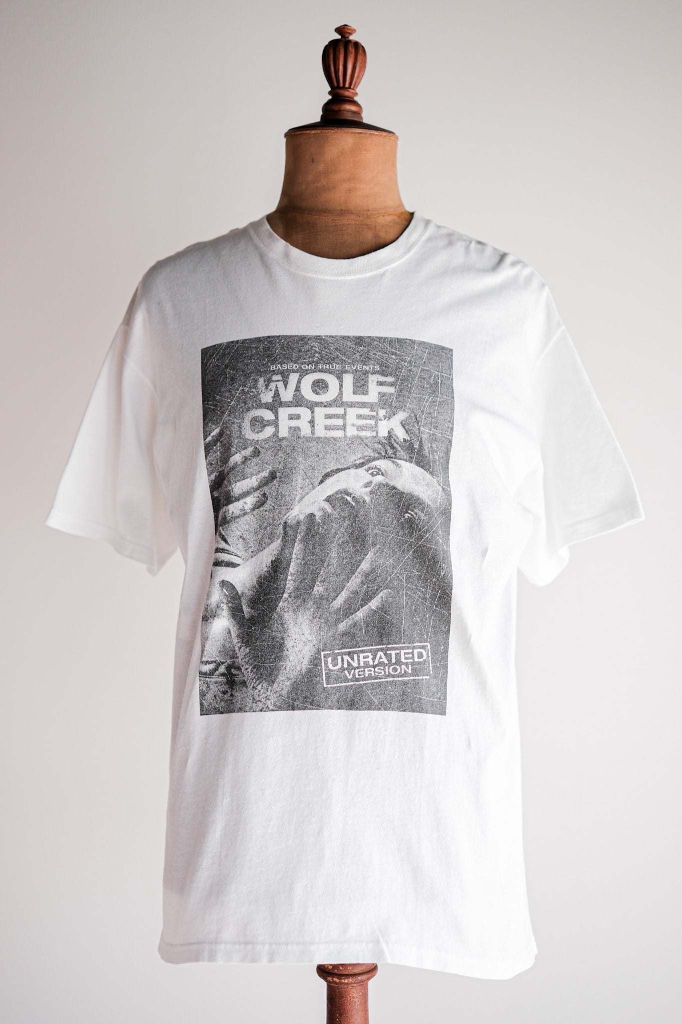 [~ 00's] Vintage Movie Print T-shirt size.l ​​"Wolf Creek"