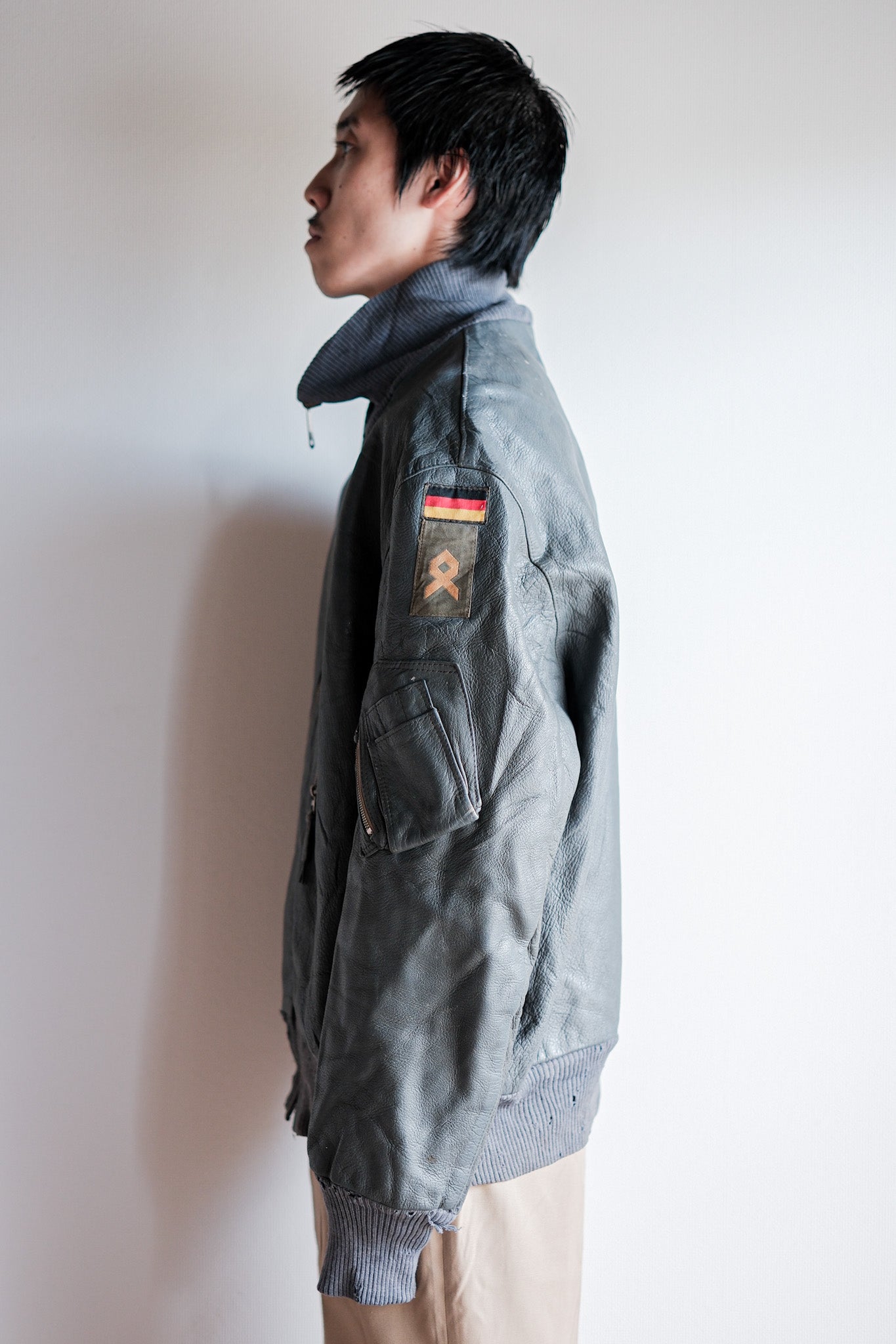 Cav empt leather on sale jacket