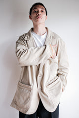 [~90's]Willis&Geiger Cotton Safari Jacket With Chin Strap ไซส์L