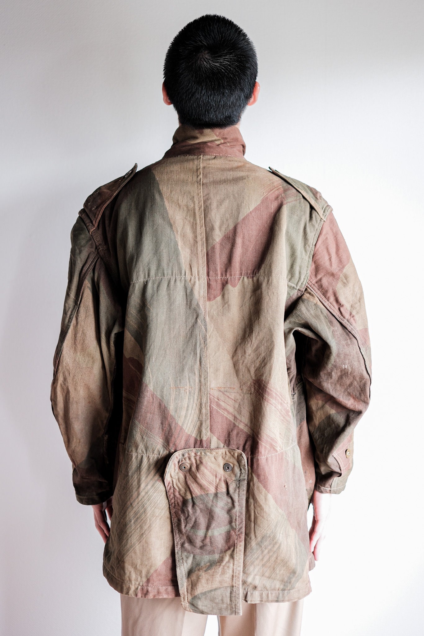 ［~40's］WWⅡ British Army Airborne Troops Brushstroke Camouflage Denison Smock "SAS"