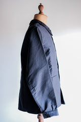[~ 60's] แจ็คเก็ตตัวตุ่นสีดำวินเทจฝรั่งเศสขนาด 50 "Le Mont Stockel" "Dead Stock"
